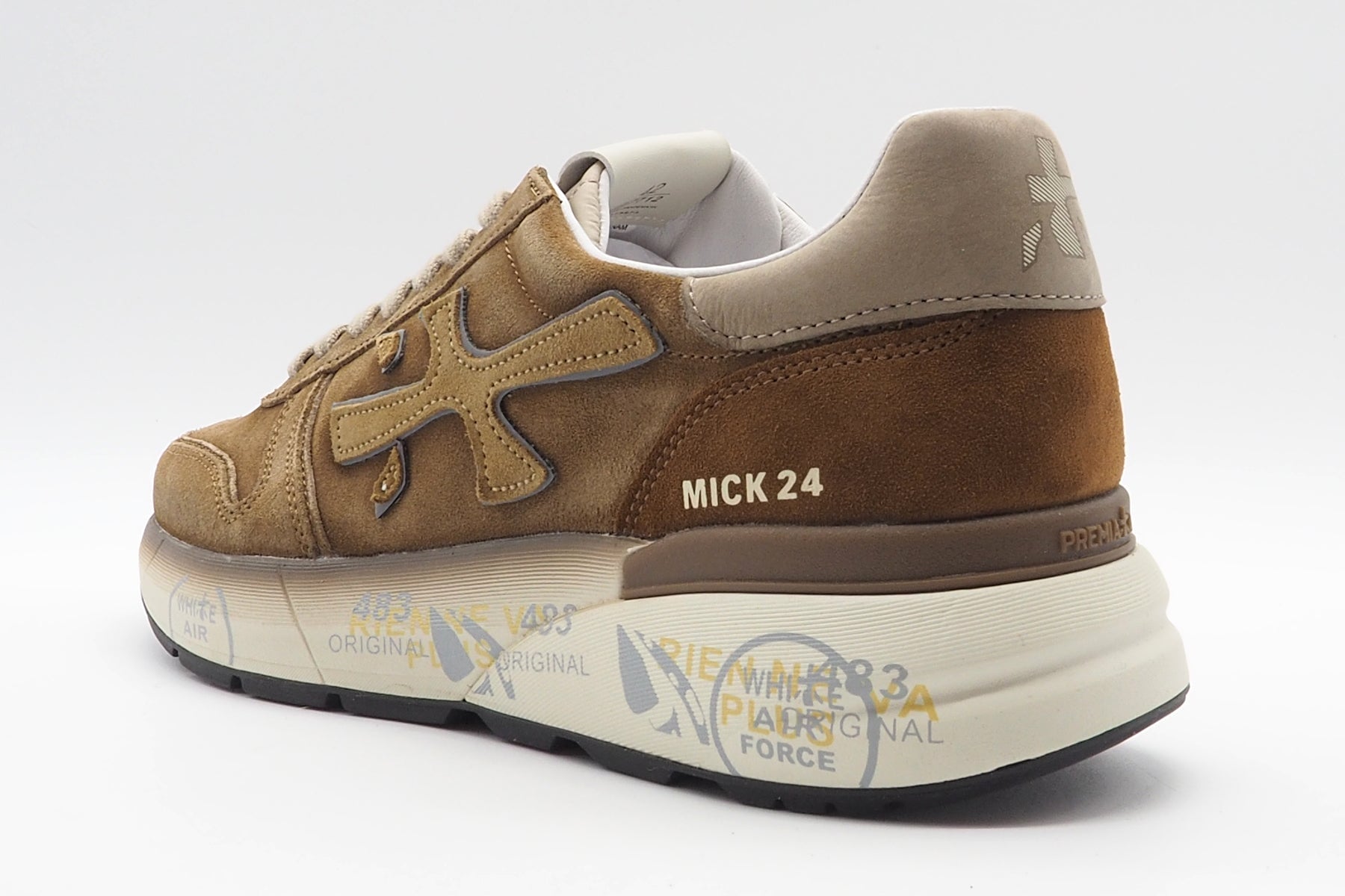 Herren Sneaker aus Veloursleder in Braun - MICK Herren Sneaker Premiata