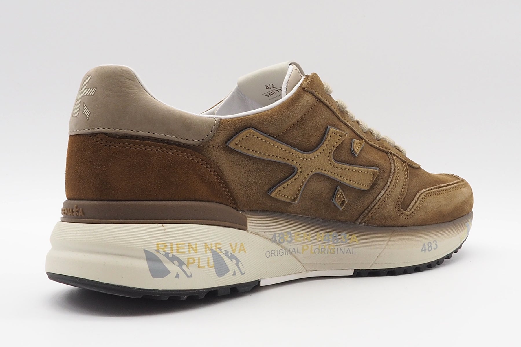 Herren Sneaker aus Veloursleder in Braun - MICK Herren Sneaker Premiata