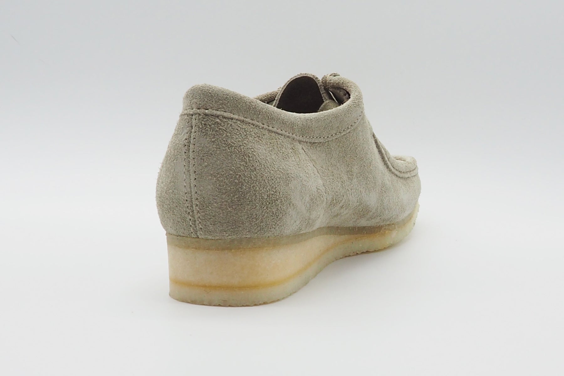 Herren Sneaker aus Veloursleder in Hellgrau - Wallabee - Clarks Originals Herren Sneaker Clarks Originals