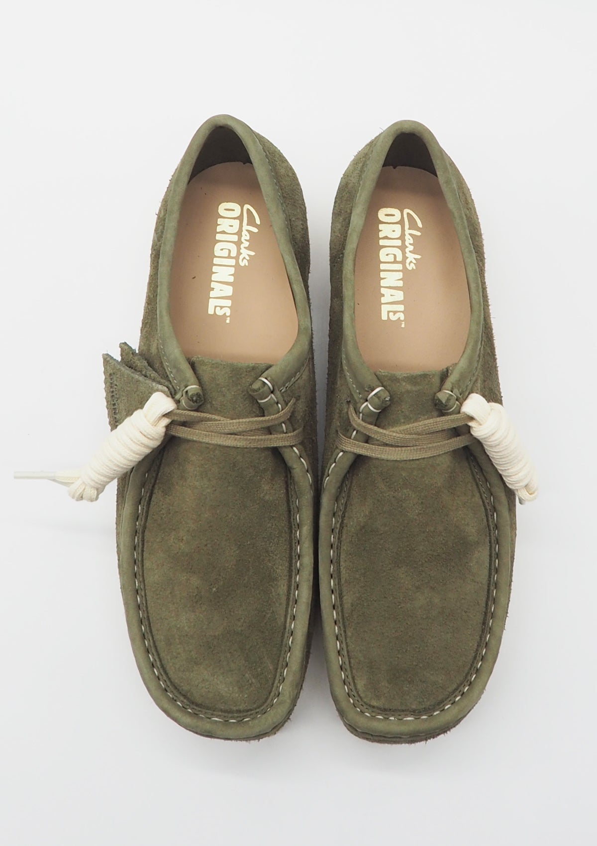 Herren Sneaker aus Veloursleder in Khaki - Wallabee - Clarks Originals Herren Sneaker Clarks Originals