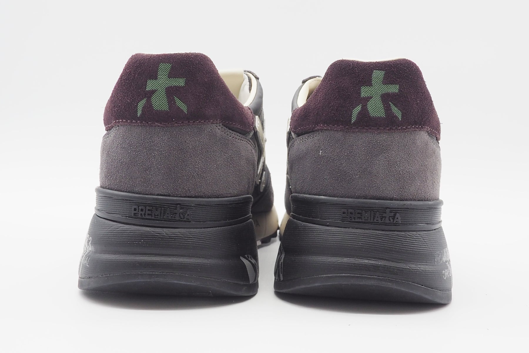 Herren Sneaker aus Veloursleder & Mesh in Grau - MICK Herren Sneaker Premiata