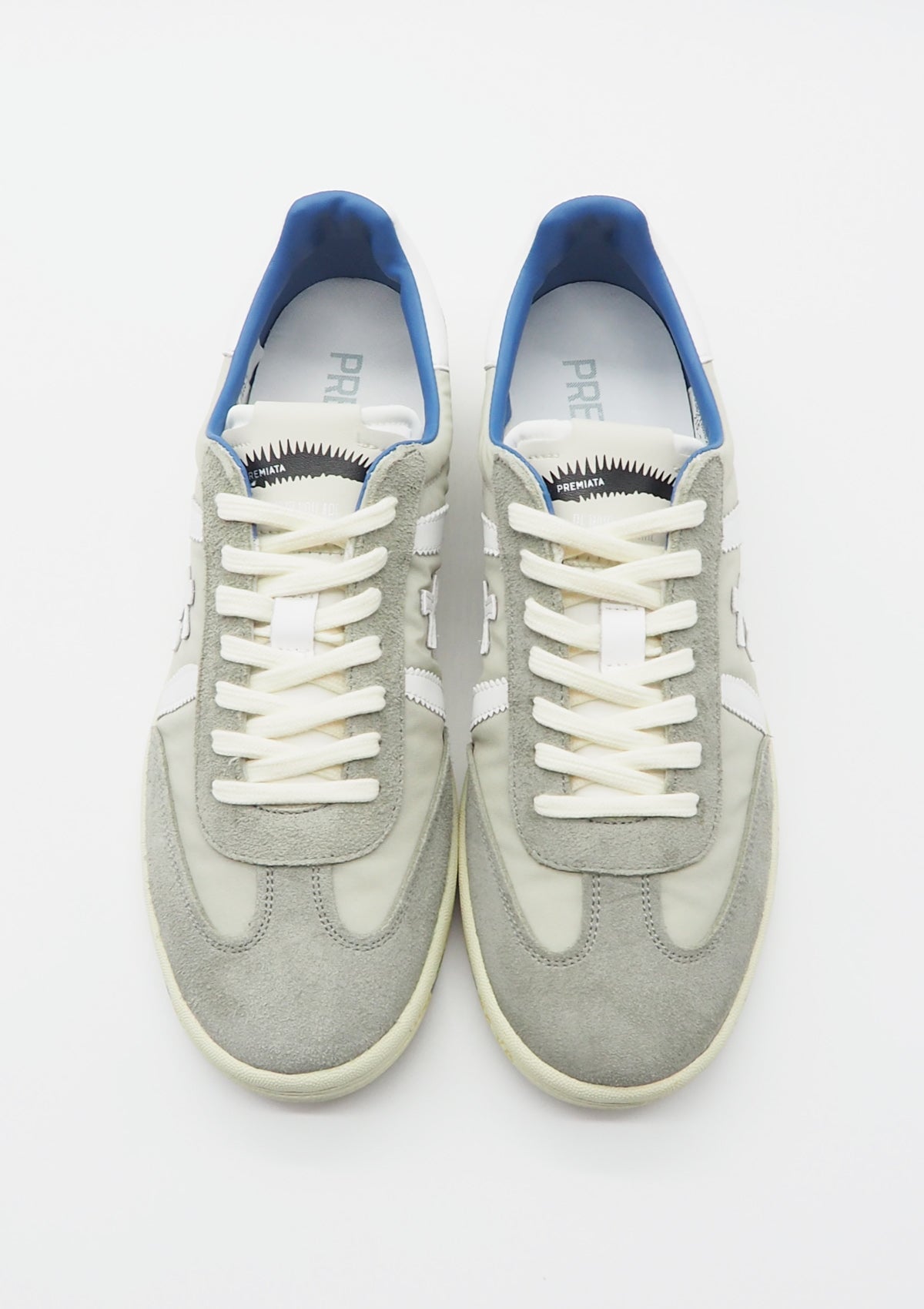 Herren Sneaker aus Veloursleder & Nylon in Grau Herren Sneaker Premiata