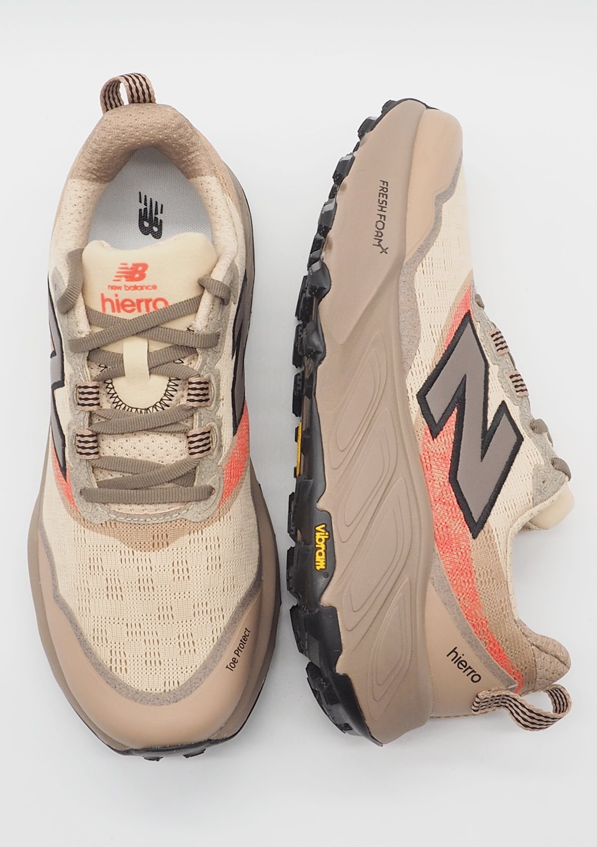 Herren Sneaker Fresh Foam X Hierro v9 "Trail Running" in Sand auf Vibram Sohle Herren Sneaker New Balance