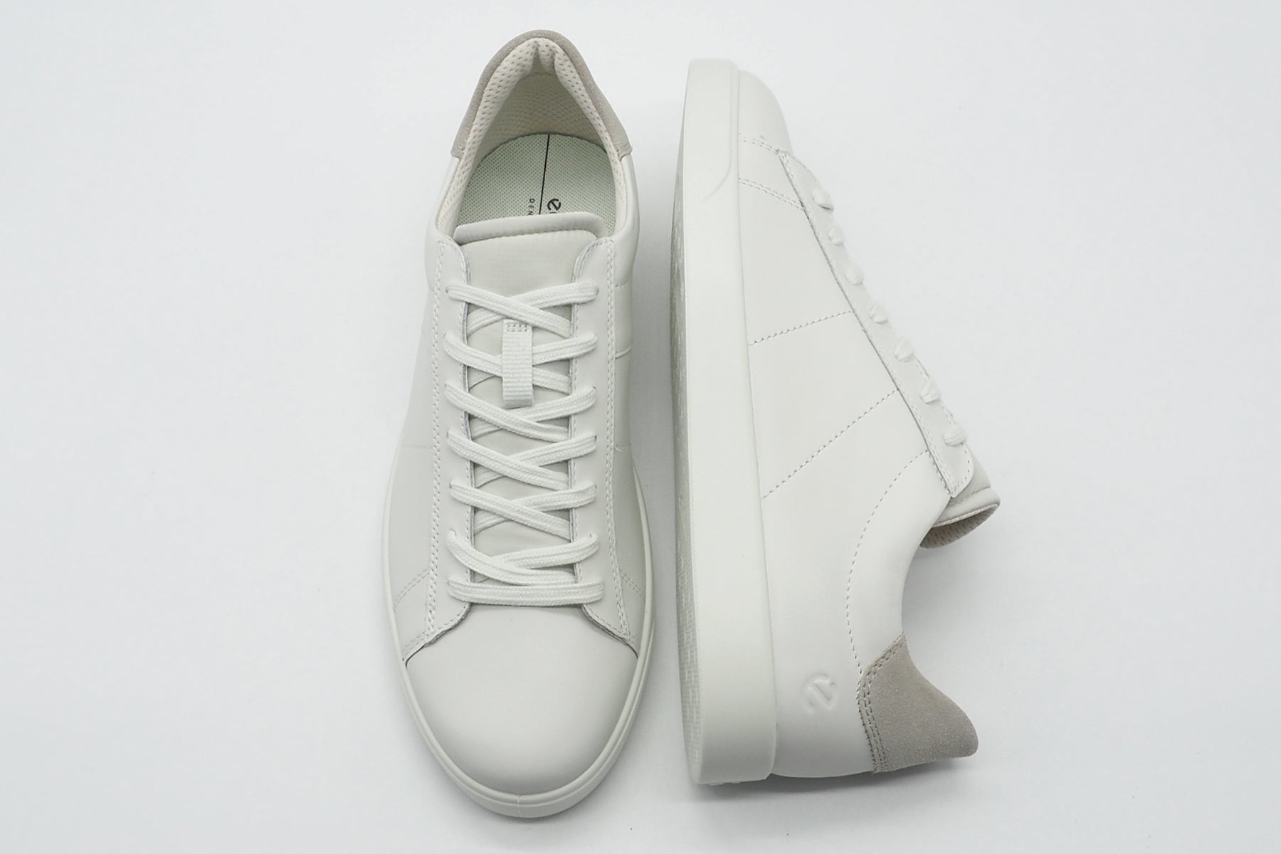 Herren Sneaker in Leder Weiß mit weicher Gummisohle - Street Lite Herren Sneaker Ecco