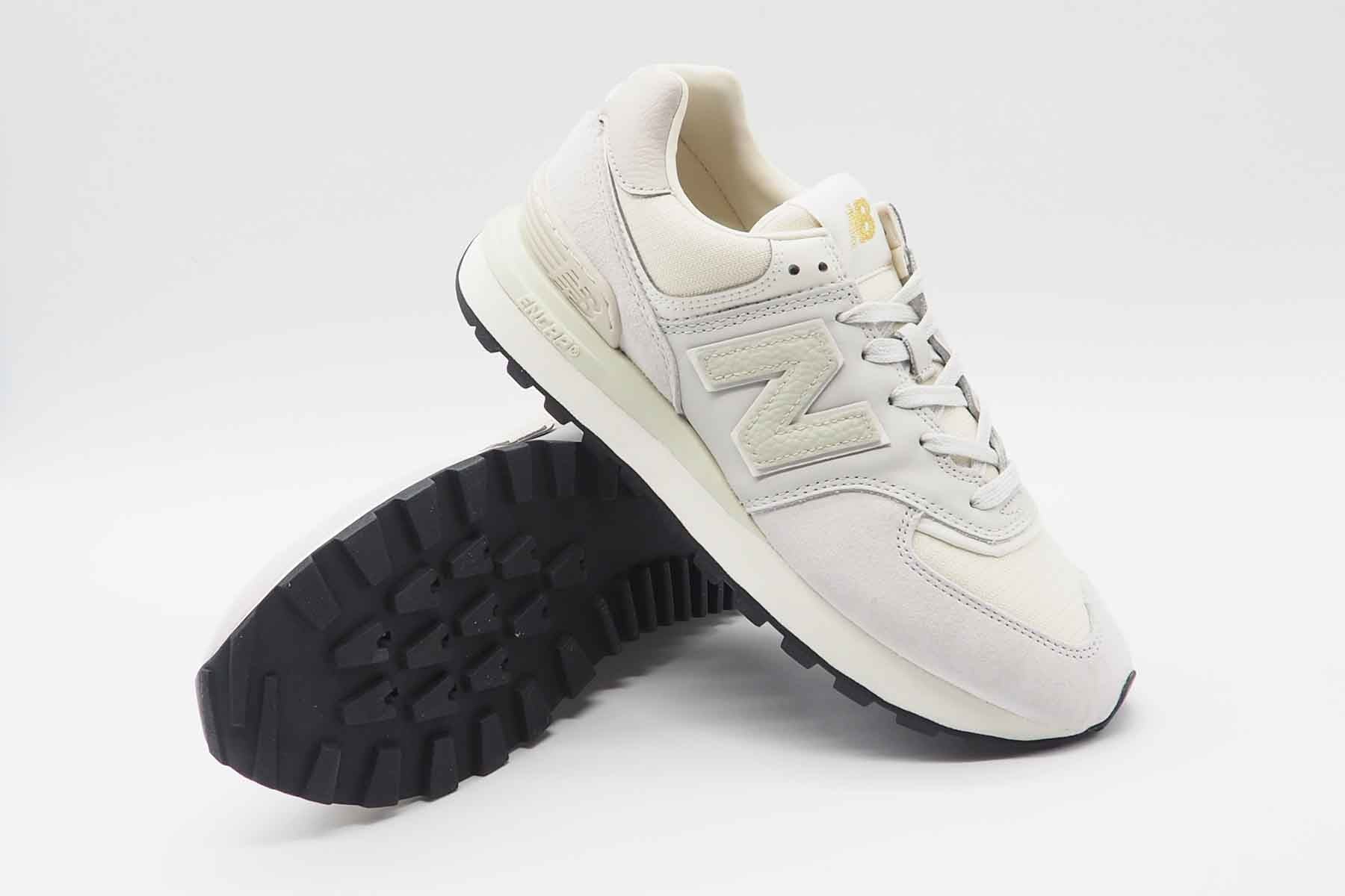 Herren Sneaker U574KGWD aus Veloursleder & Mesh in Hellgrau Herren Sneaker New Balance