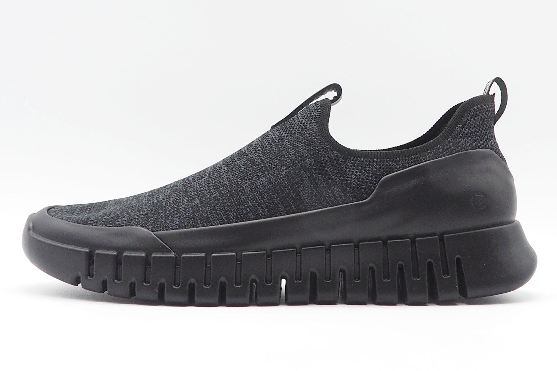 Herren Sneaker zum Schnlüpfen aus Leder & Textil in Schwarz - Gruuv Herren Sneaker Ecco