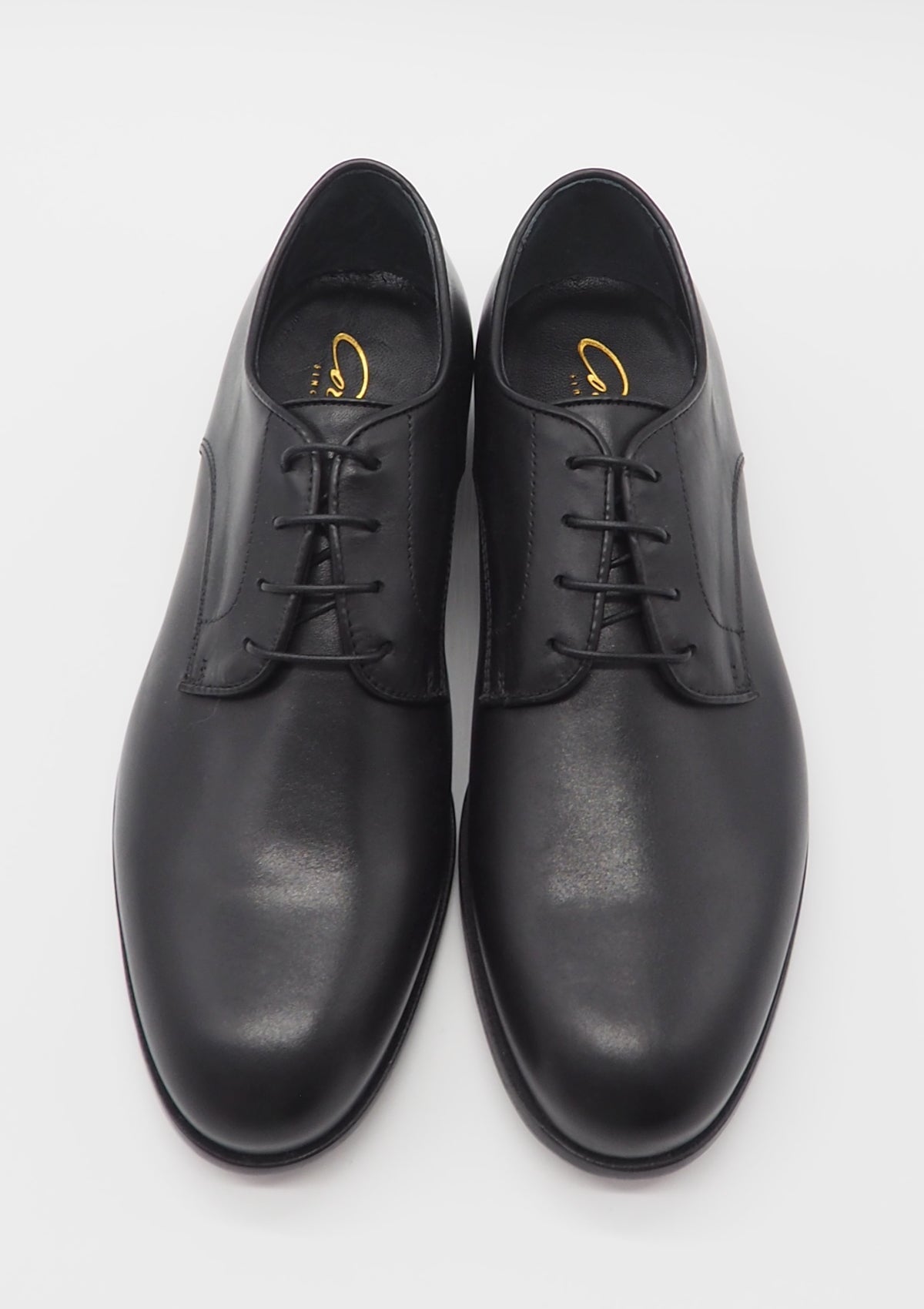 Klassischer Herren Schnürschuh mit Ledersohle in Schwarz Herren Klassik modern Corvari