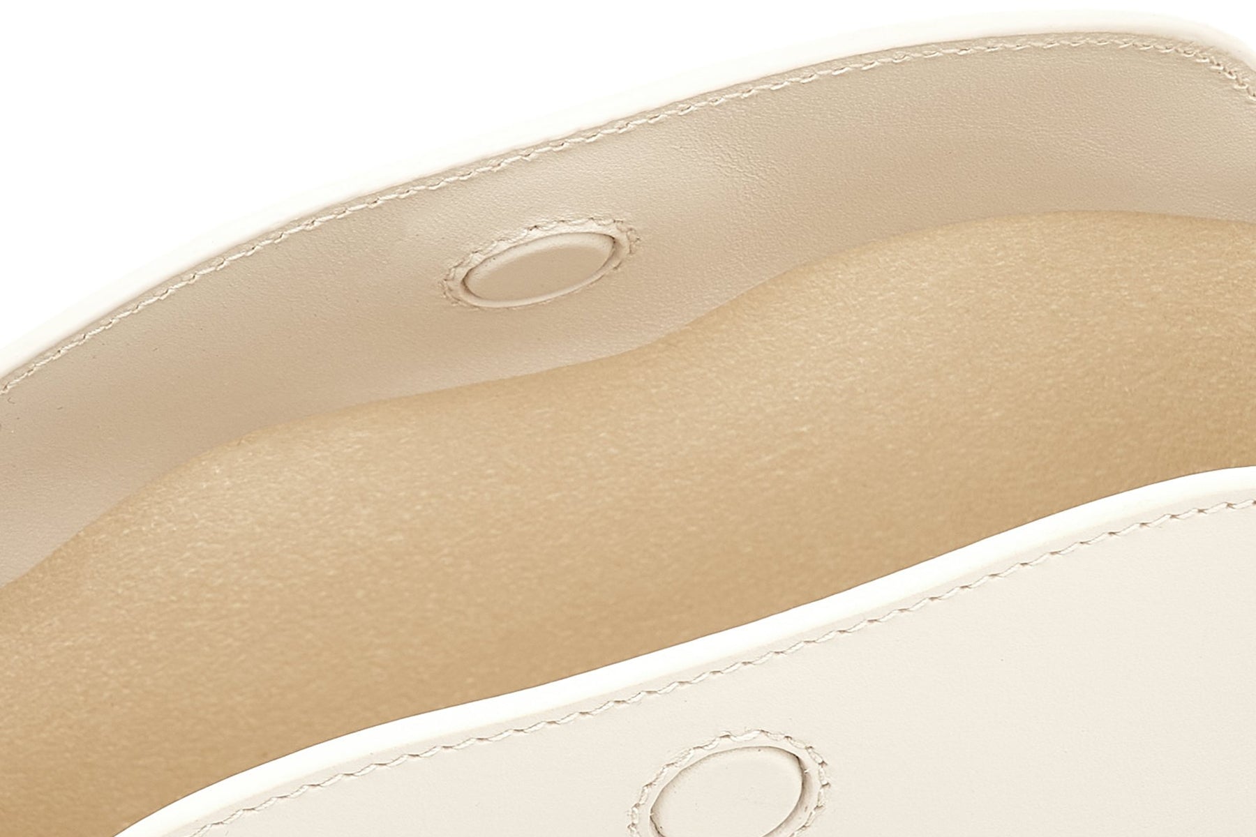 Kleine Crossbody-Tasche aus Leder in Offwhite Taschen Crossbody & Schultertaschen Il Bisonte