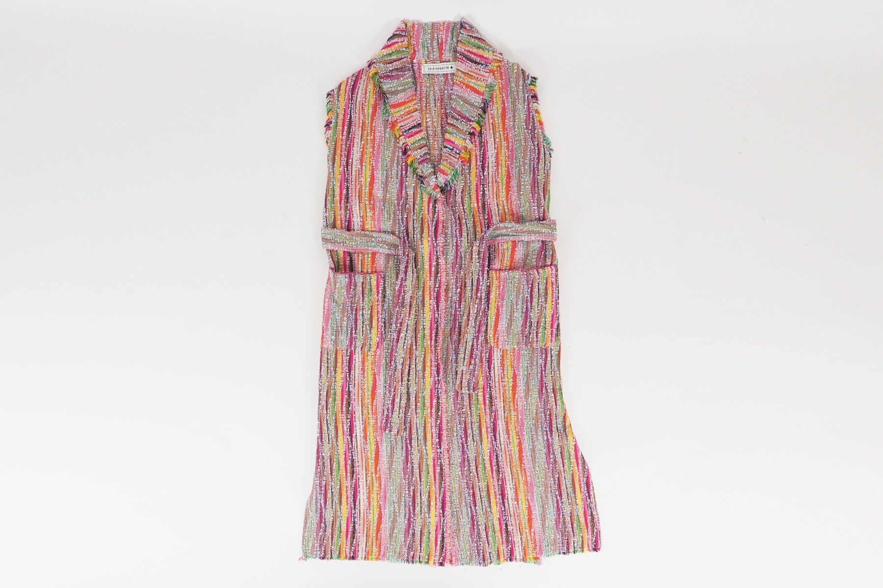 Lange Damen Weste aus Baumwolle, Viskose & andere Fasern in Multicolor Damen Weste SHIRTAPORTER