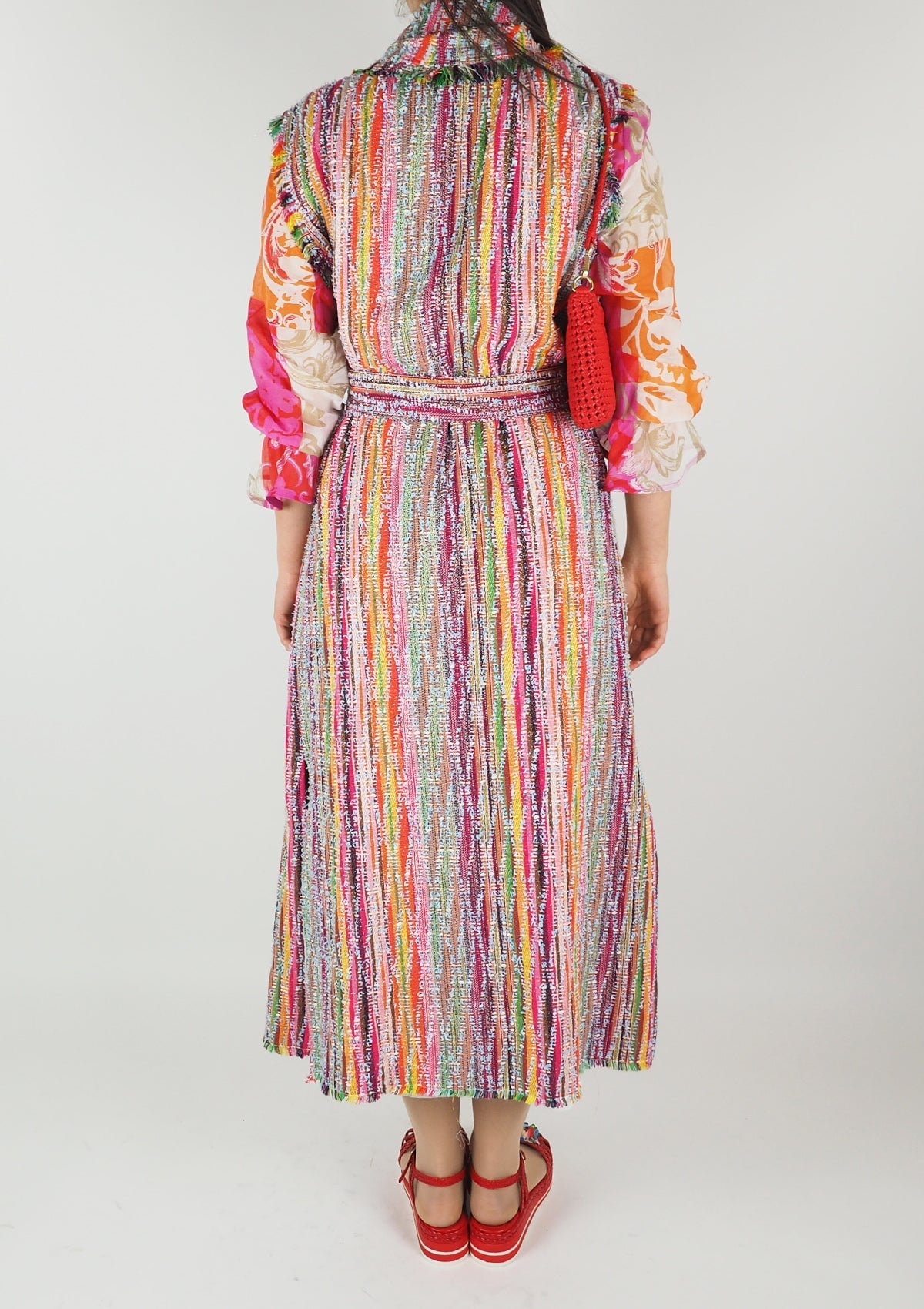 Lange Damen Weste aus Baumwolle, Viskose & andere Fasern in Multicolor Damen Weste SHIRTAPORTER