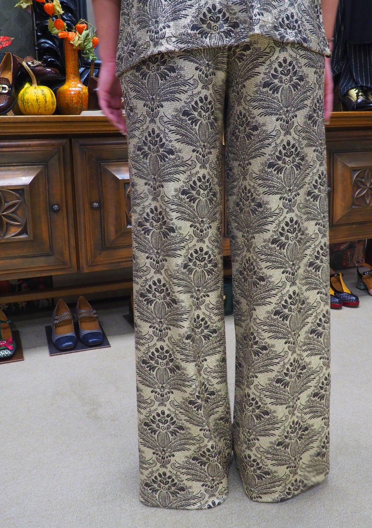 Lange Damenhose mit elastischem Bund aus der Goldline von SIYU Damen Ready to wear Fashion SIYU