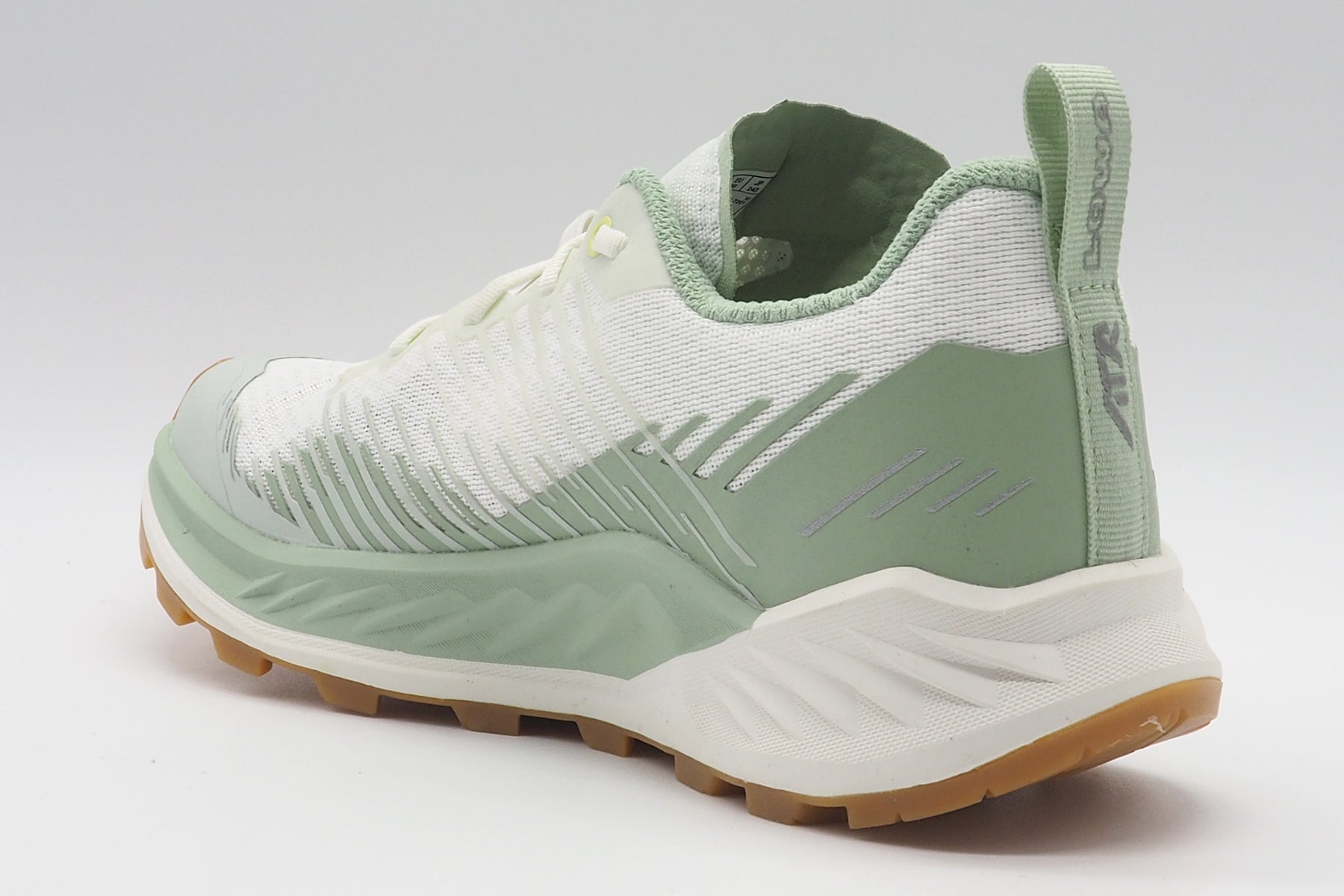 Leichter Damen Outdoor Sneaker in Weiß & Grün - AMPLUX Damen Sneaker Lowa