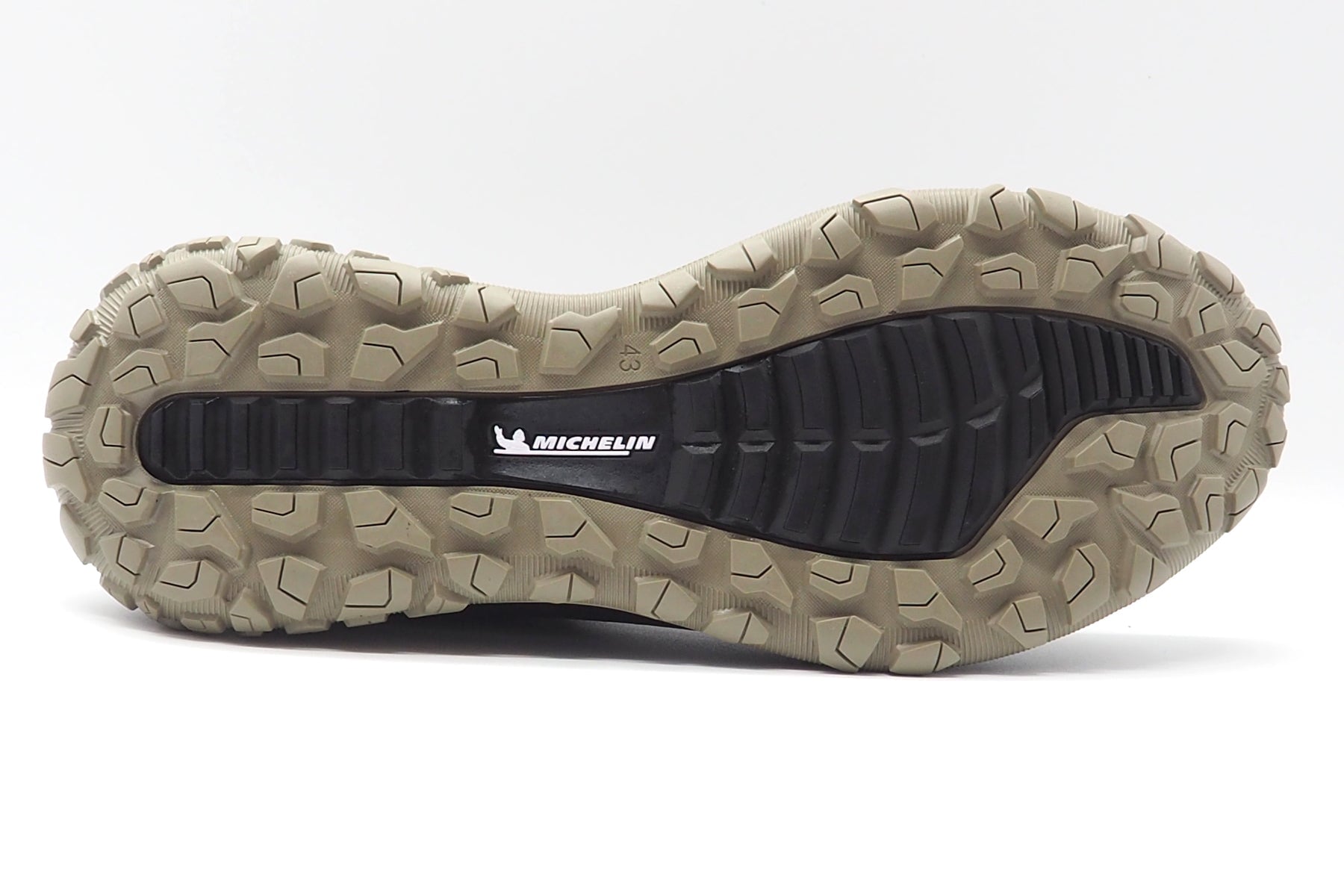 Ourdoor Herren Sneaker aus Nubukleder & Mesh in Oliv mit Michelin-Gummisohle Herren Sneaker Ecco