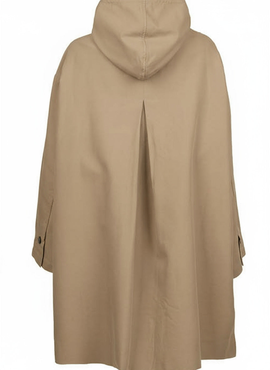 Oversized Damenmantel aus Baumwolle in Braun Damen Ready to wear Fashion Hannes Roether