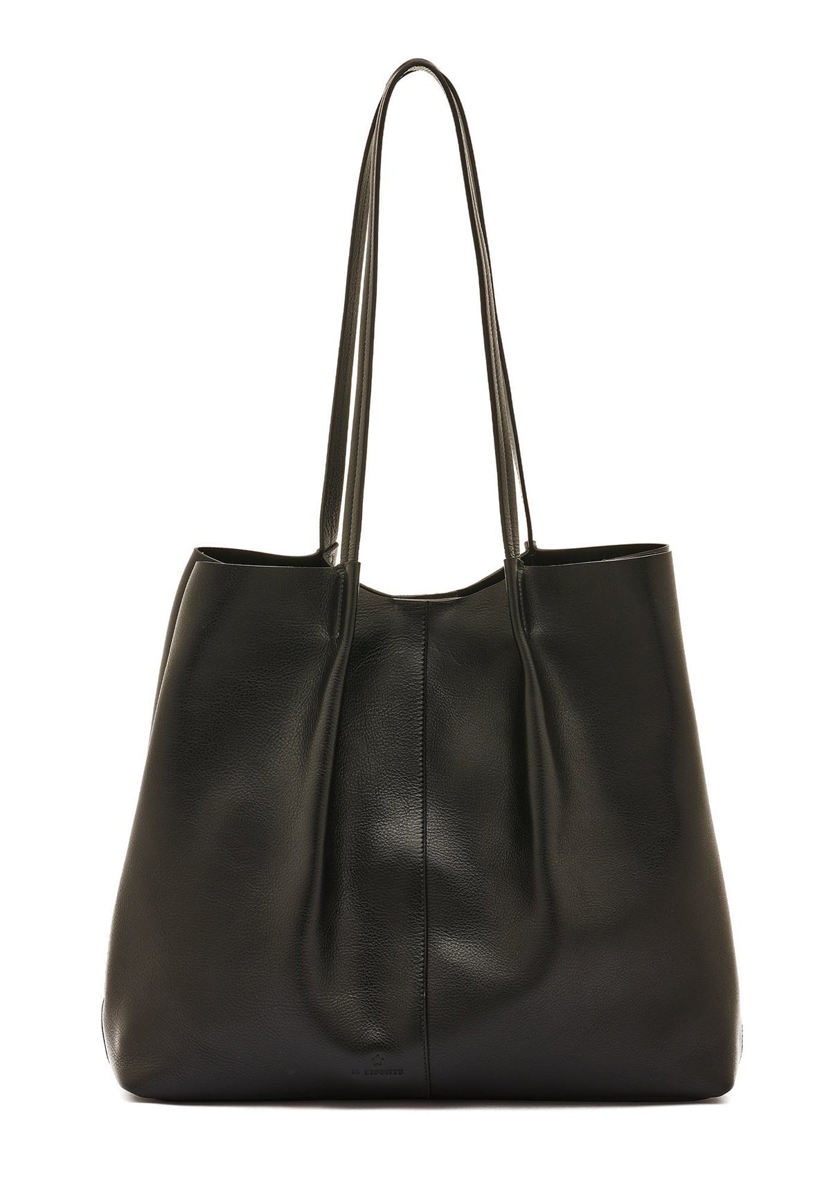 Praktischer Shopper aus Leder in Schwarz - Tote Nina Taschen Crossbody & Schultertasche Il Bisonte