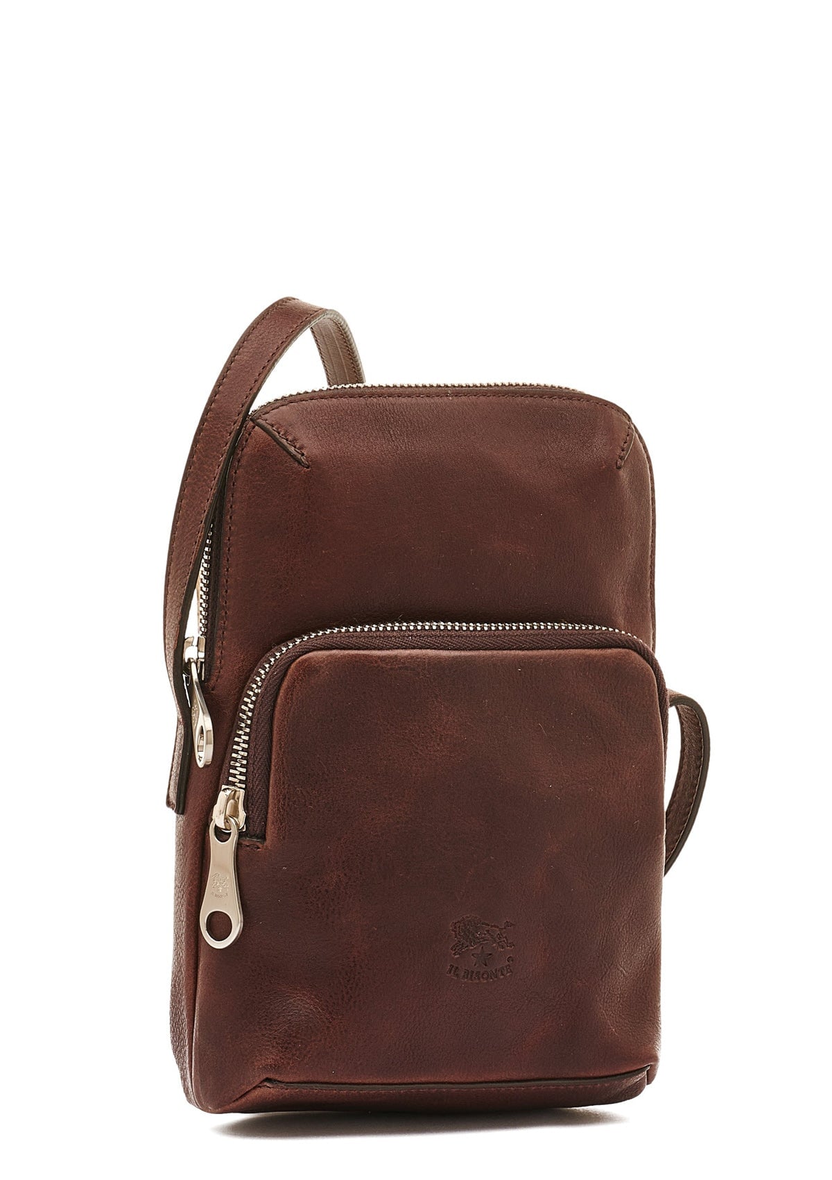 Sportliche Crossbodybag aus Leder in Braun - Duccio Taschen Crossbody & Schultertasche Il Bisonte