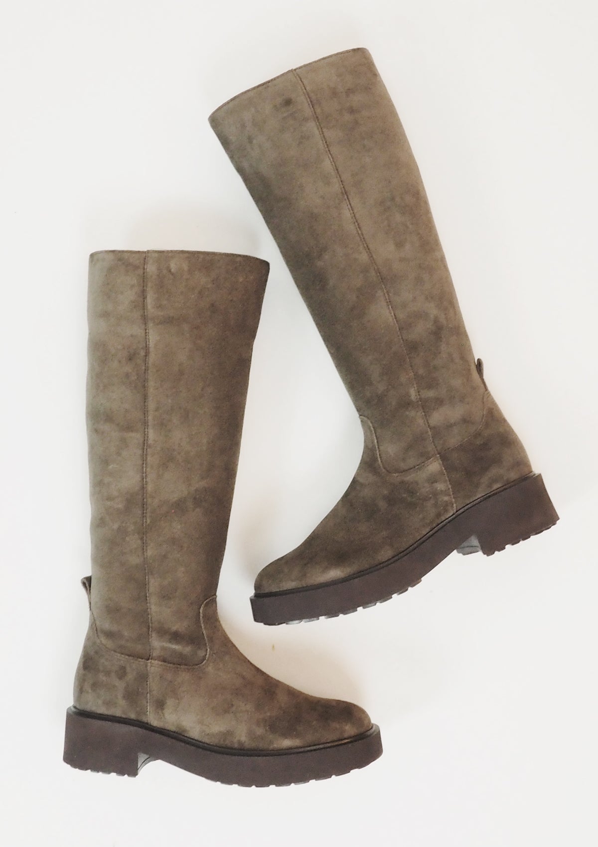 Sportlicher Damenstiefel aus Velours in Tope Damen Stiefel Gabor
