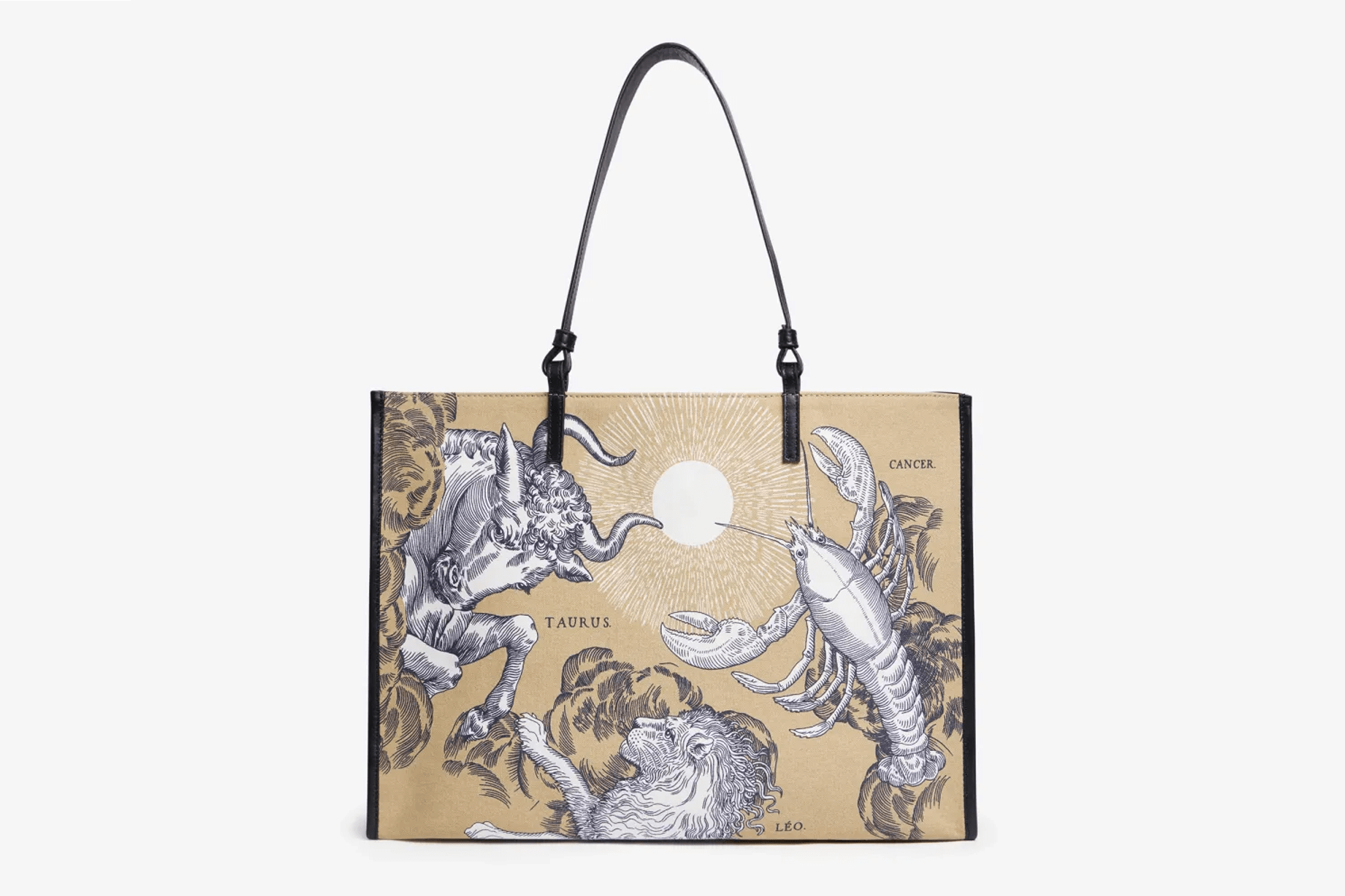 Tote-Bag aus Baumwolle in Sand - Astrologie Taschen Tote-Bag Inoui E.