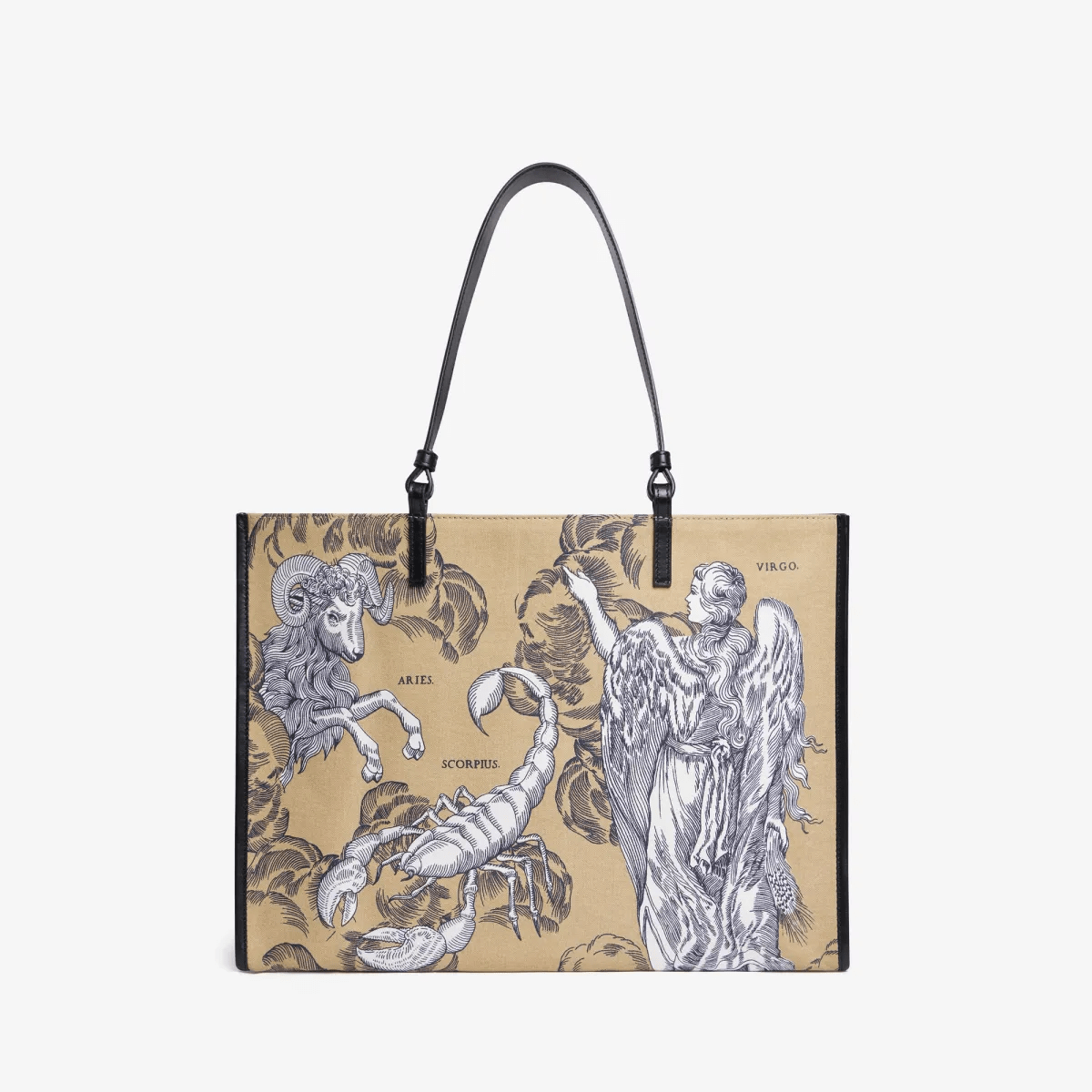 Tote-Bag aus Baumwolle in Sand - Astrologie Taschen Tote-Bag Inoui E.