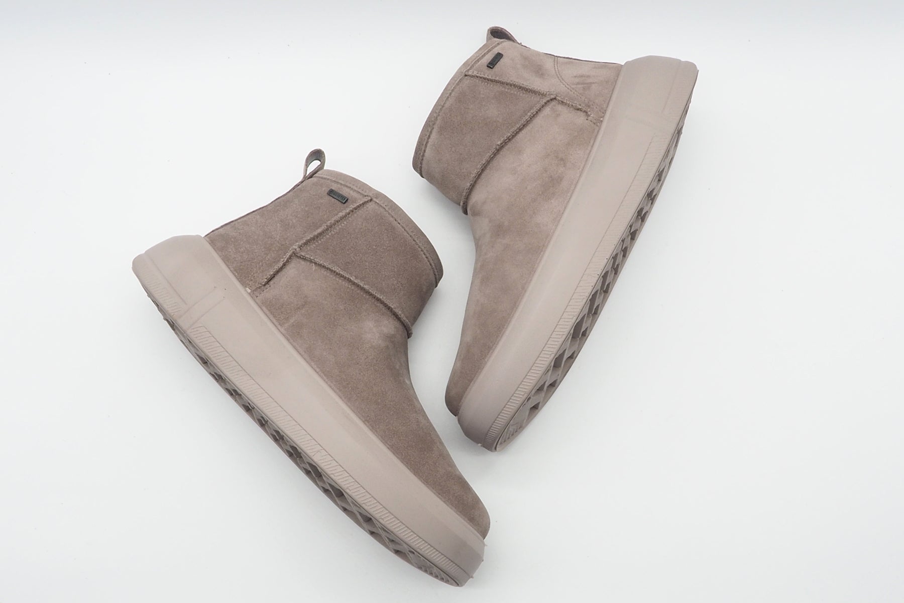 Wasserdichter Damen Bootie aus Veloursleder in Taupe - Gore Tex Damen Boots & Booties Legero