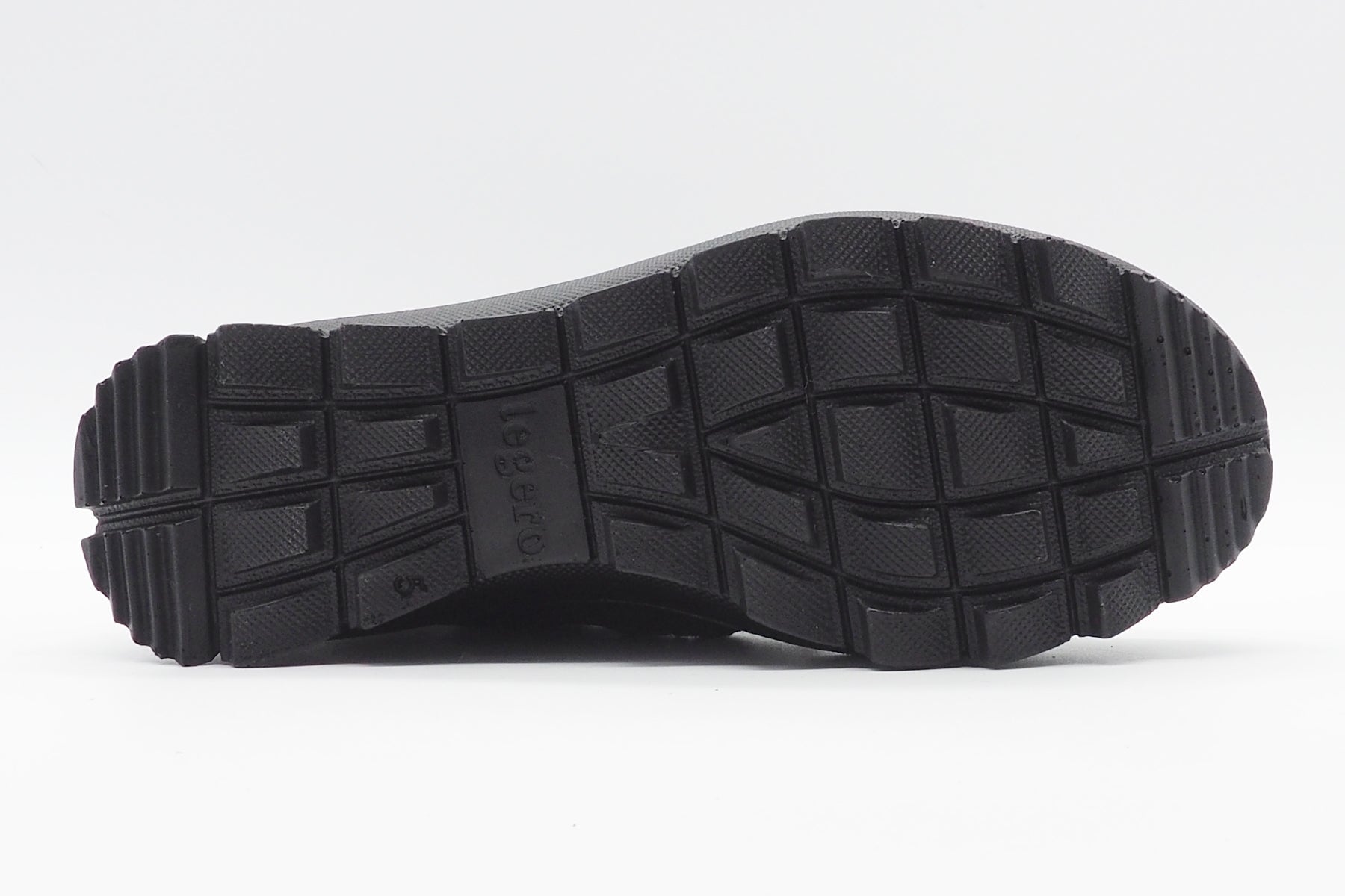 Wasserdichter Damen Schnürboot aus Velours in Schwarz mit Flauschfutter - Gore tex Damen Schnürboots Legero