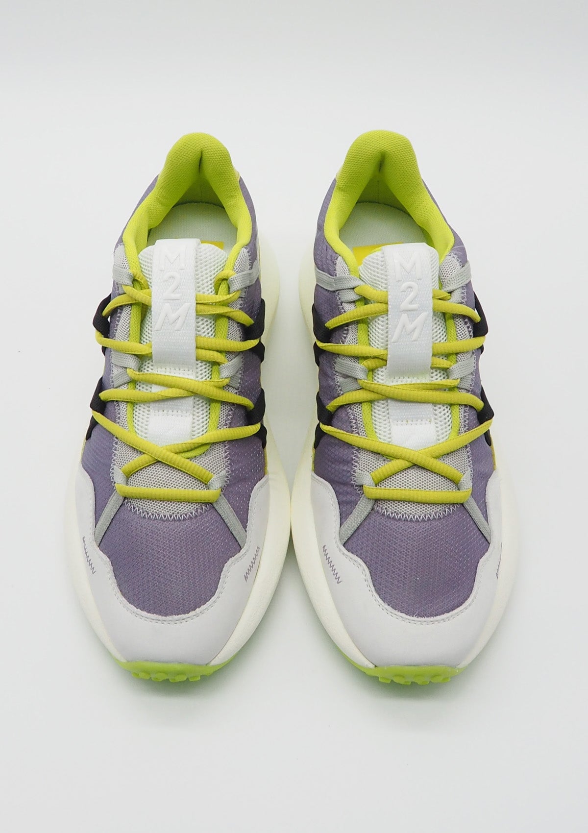 Cooler Damen Sneaker "M2m" aus Mesh in Weiß, Flieder & Limette Damen Sneaker Vic Matié