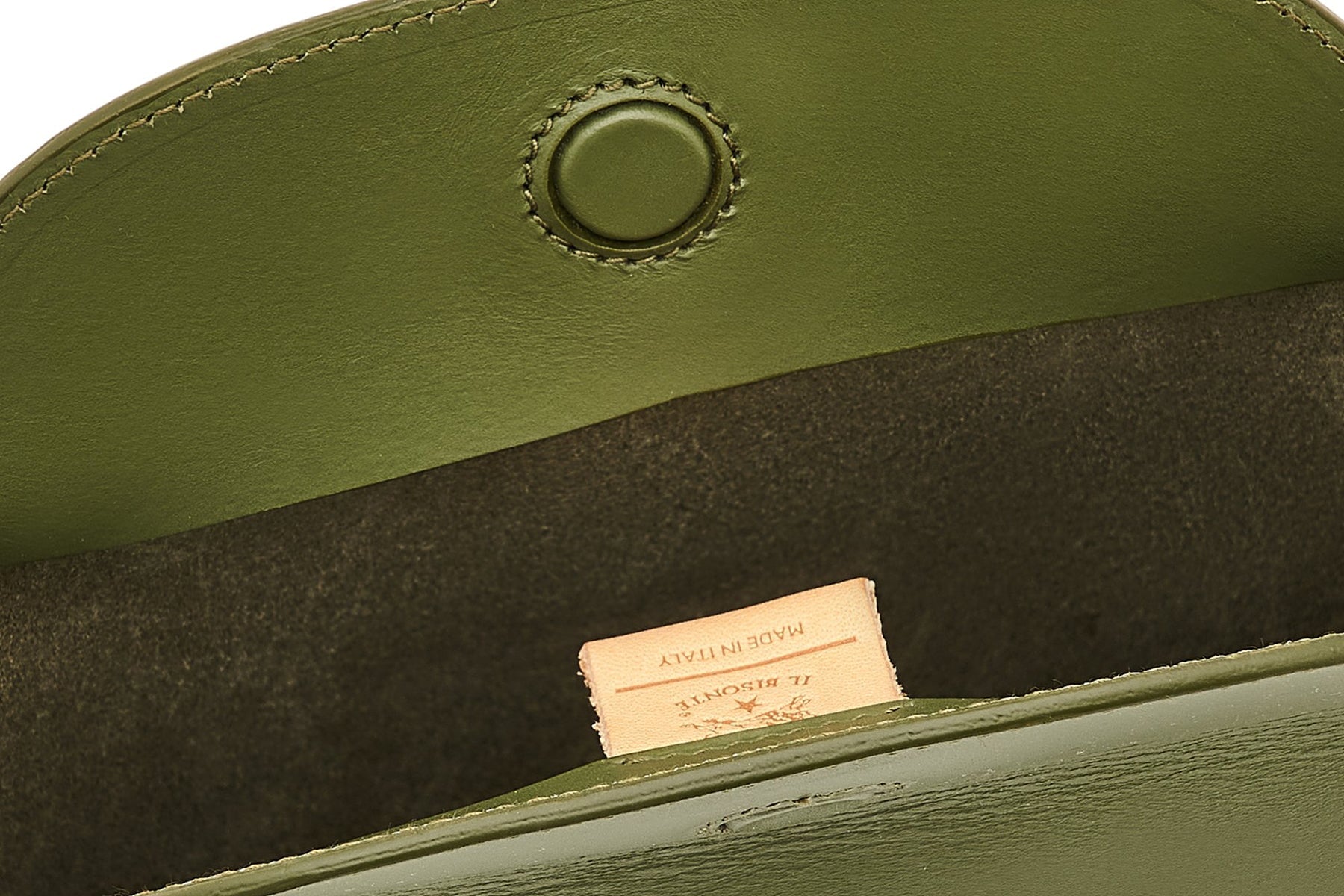 Crossbody-Tasche aus Leder in Grün - BCR339 Taschen Crossbody & Schultertaschen Il Bisonte