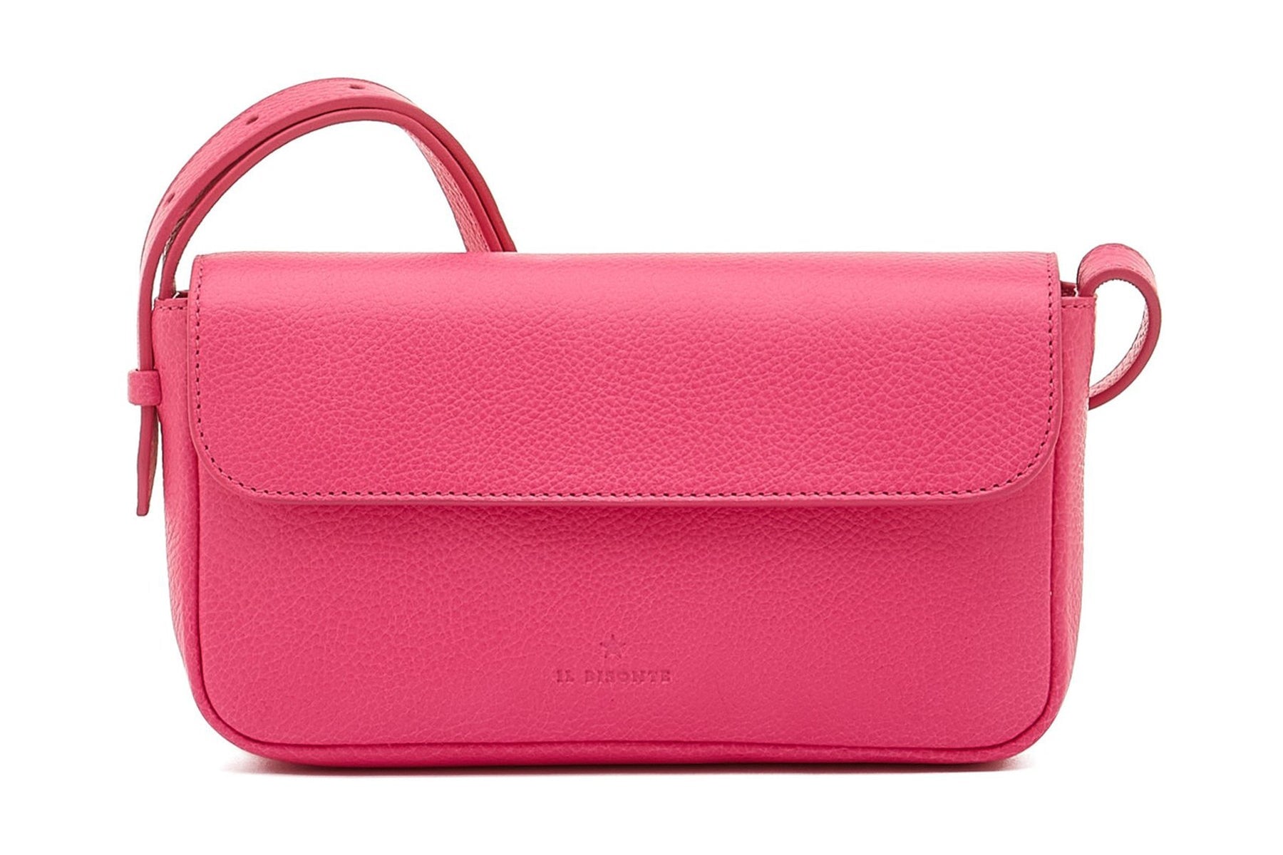 Crossbody-Tasche aus Leder in Pink - BCR342 Taschen Crossbody & Schultertaschen Il Bisonte