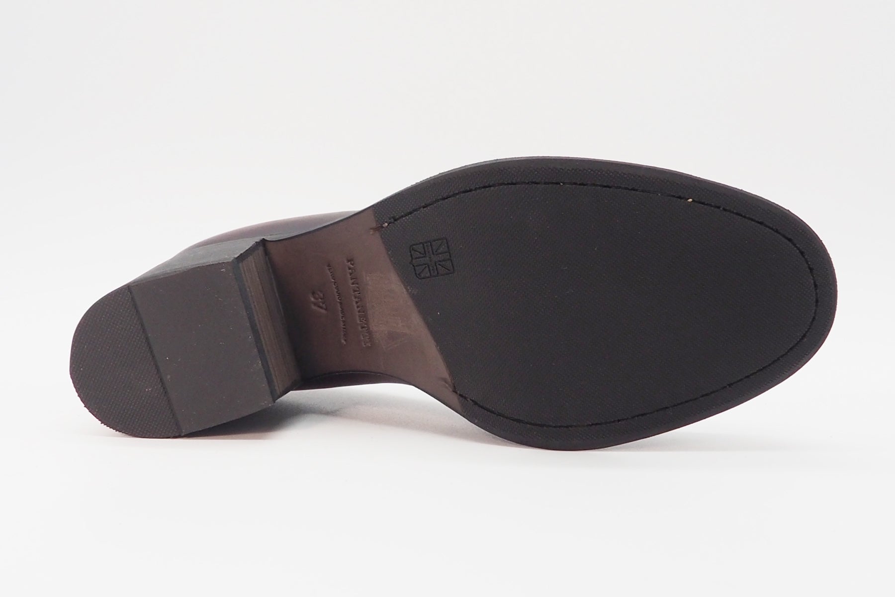 Damen Absatz-Loafer aus Glattleder in Bordeaux - Absatz 6cm Damen Loafers & Schnürer Pantanetti