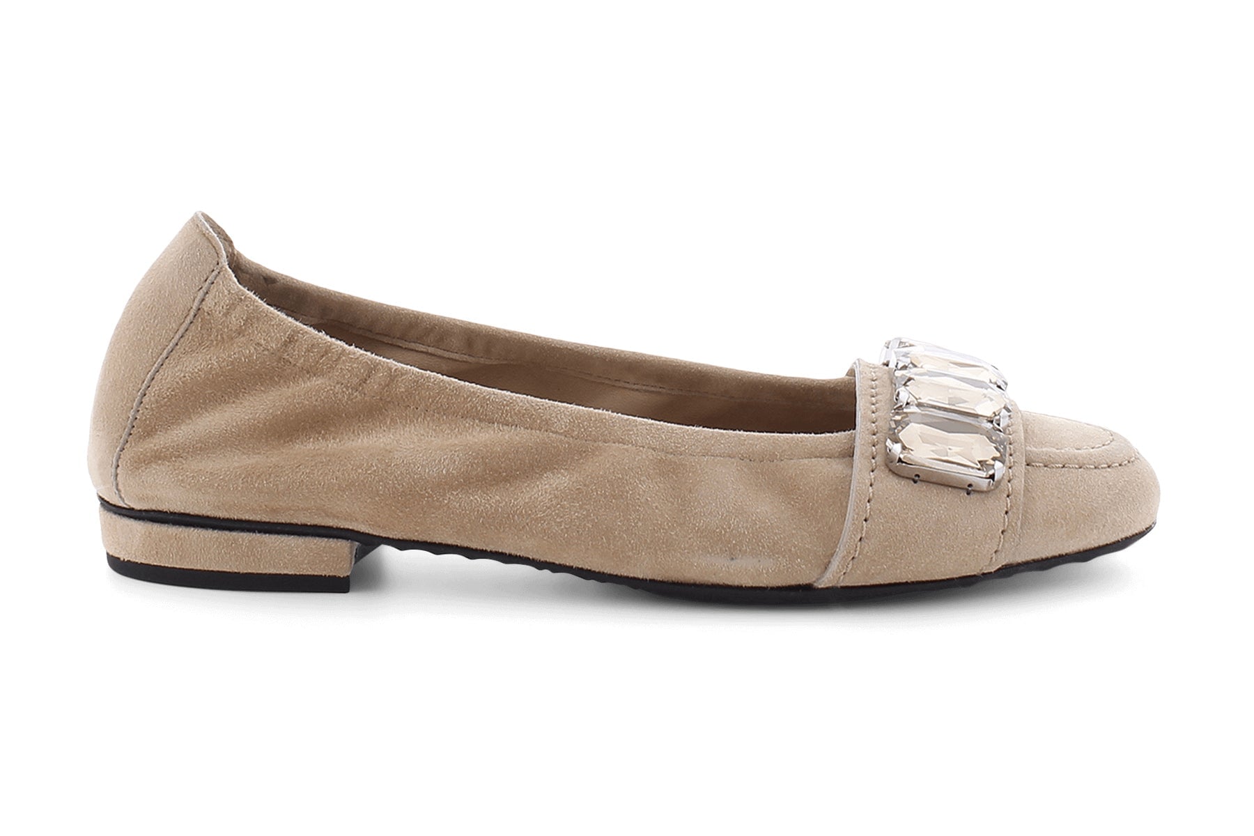 Damen Ballerinas aus Veloursleder in Mohair - Malu Damen Ballerinas Kennel & Schmenger