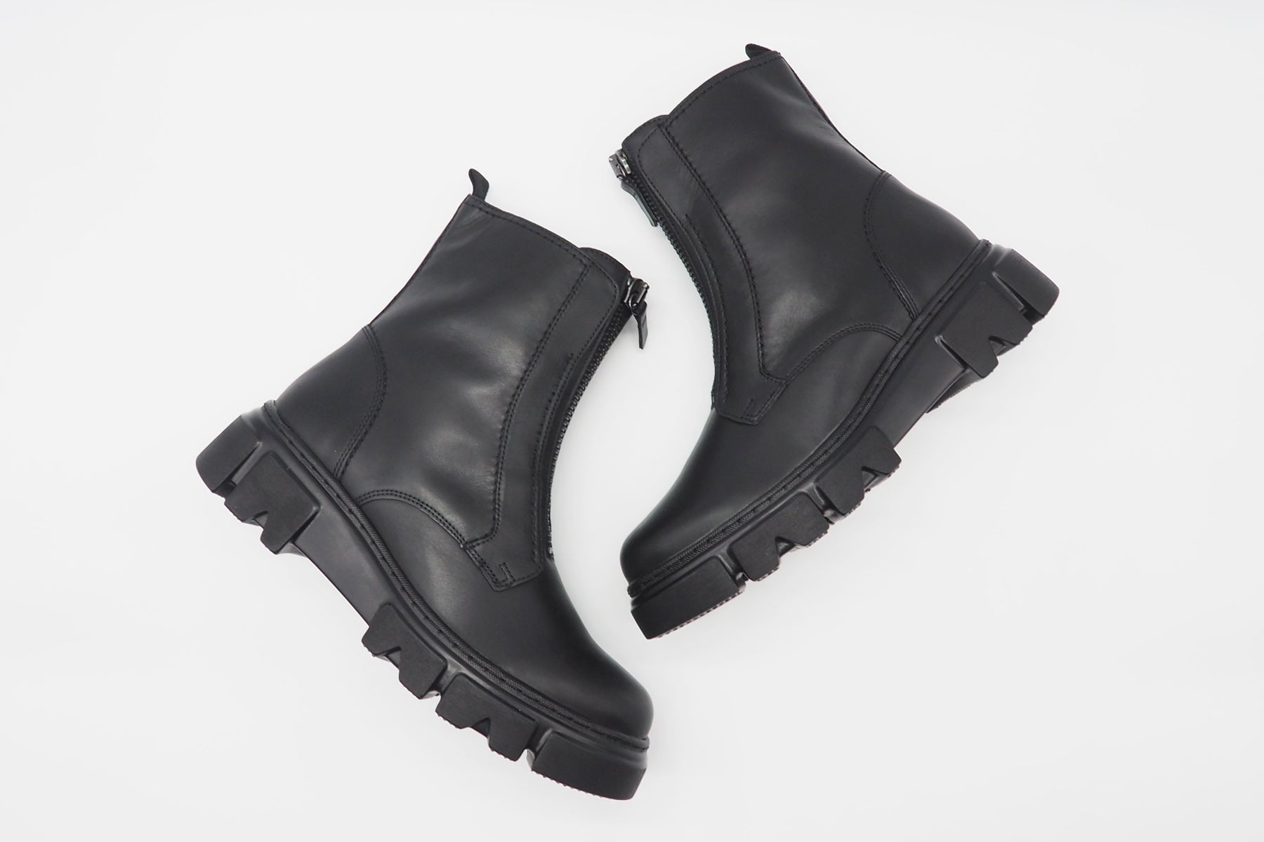 Damen Boots aus Leder in Schwarz - Absatz 2cm Damen Boots & Booties Gabor