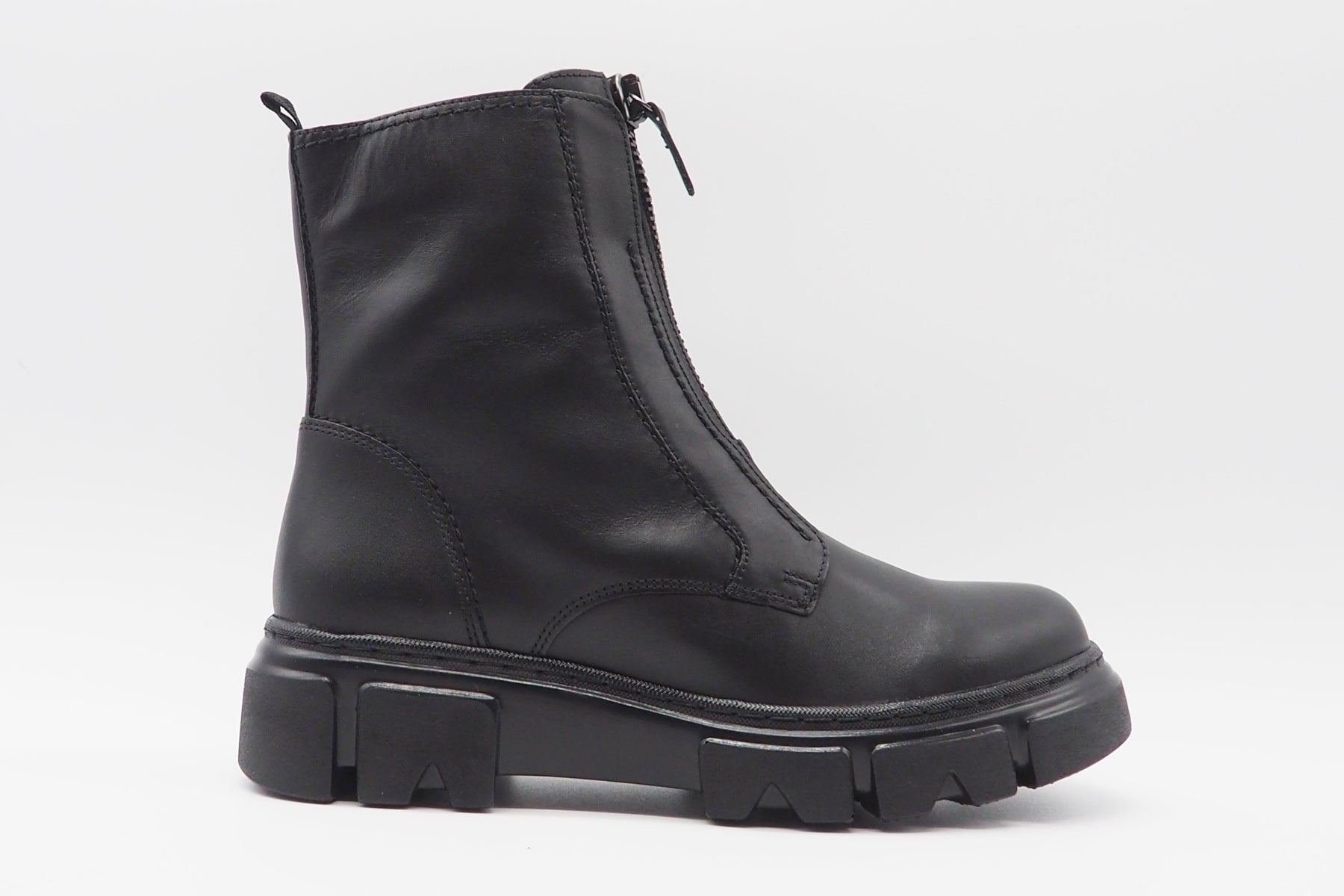 Damen Boots aus Leder in Schwarz - Absatz 2cm Damen Boots & Booties Gabor