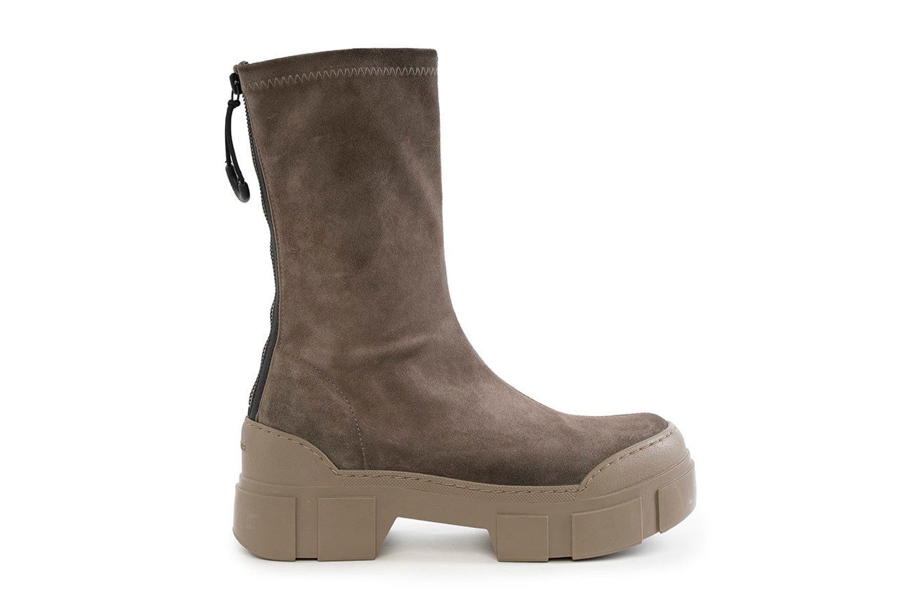 Damen Boots aus Nubukleder in Grau - Absatz 3cm Damen Boots & Booties Vic Matié