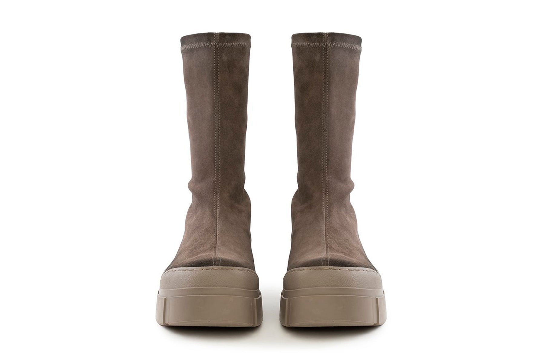 Damen Boots aus Nubukleder in Grau - Absatz 3cm Damen Boots & Booties Vic Matié