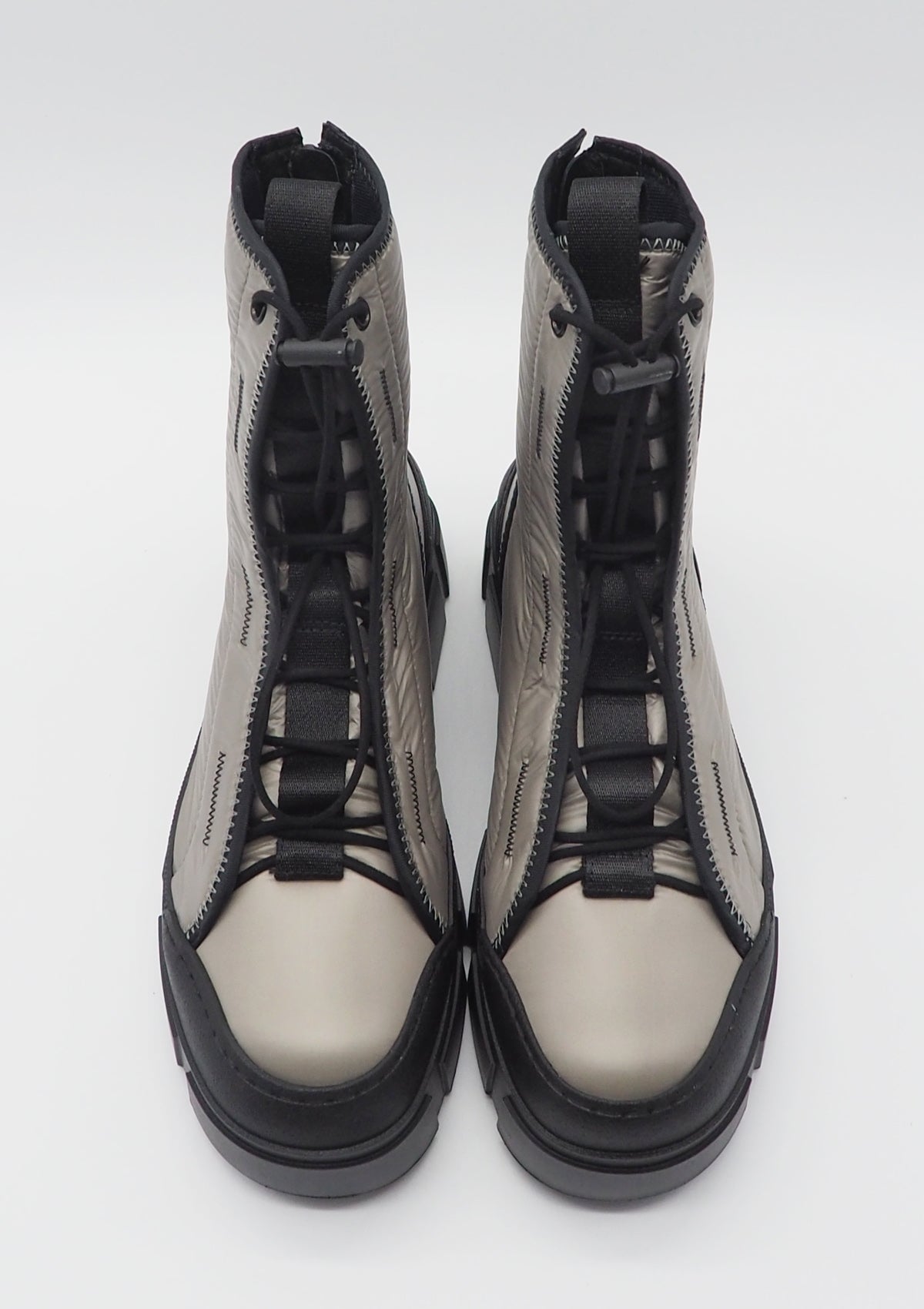 Damen Boots aus Nylon in Grau - Absatz 4cm Damen Boots & Booties Vic Matié