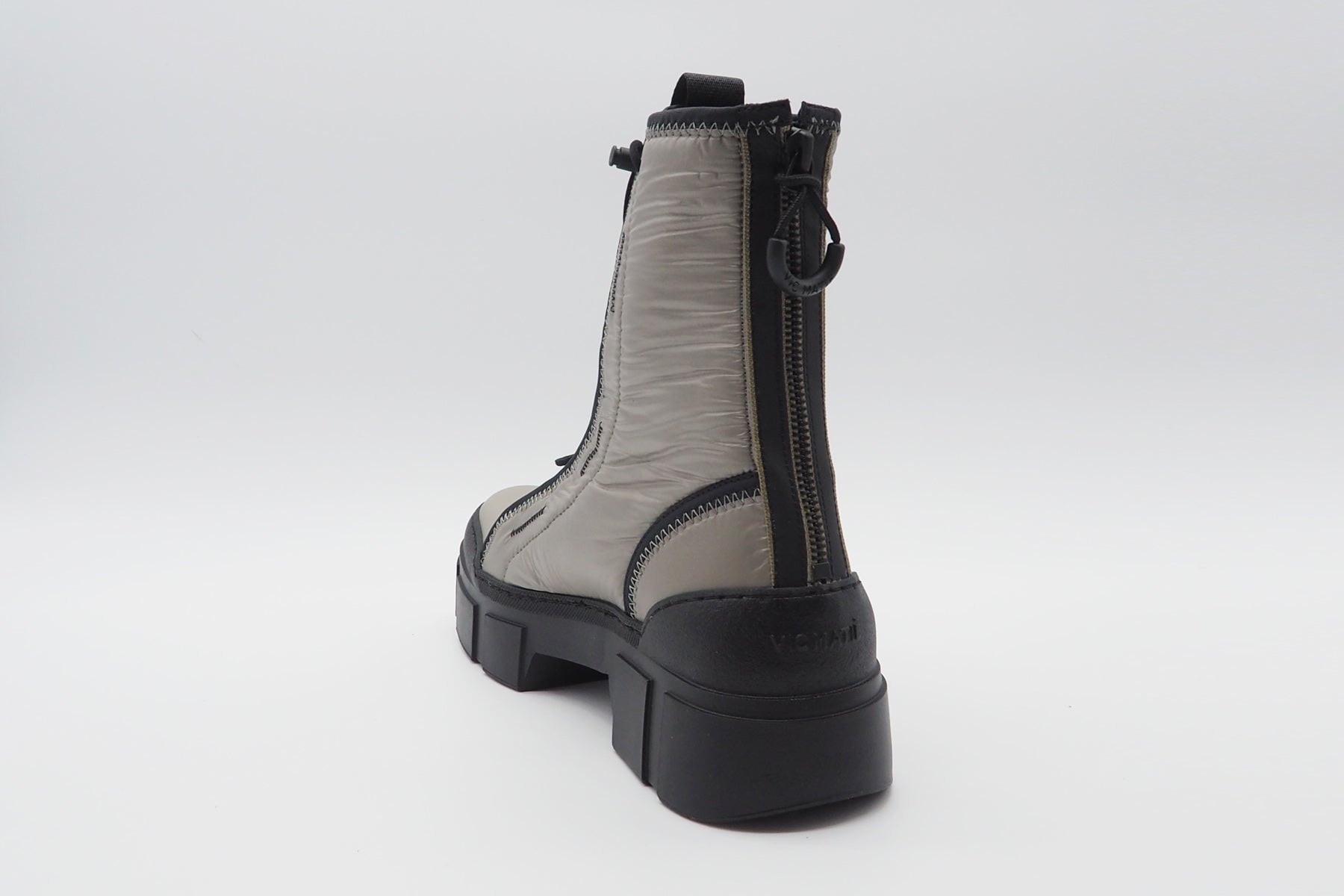 Damen Boots aus Nylon in Grau - Absatz 4cm Damen Boots & Booties Vic Matié