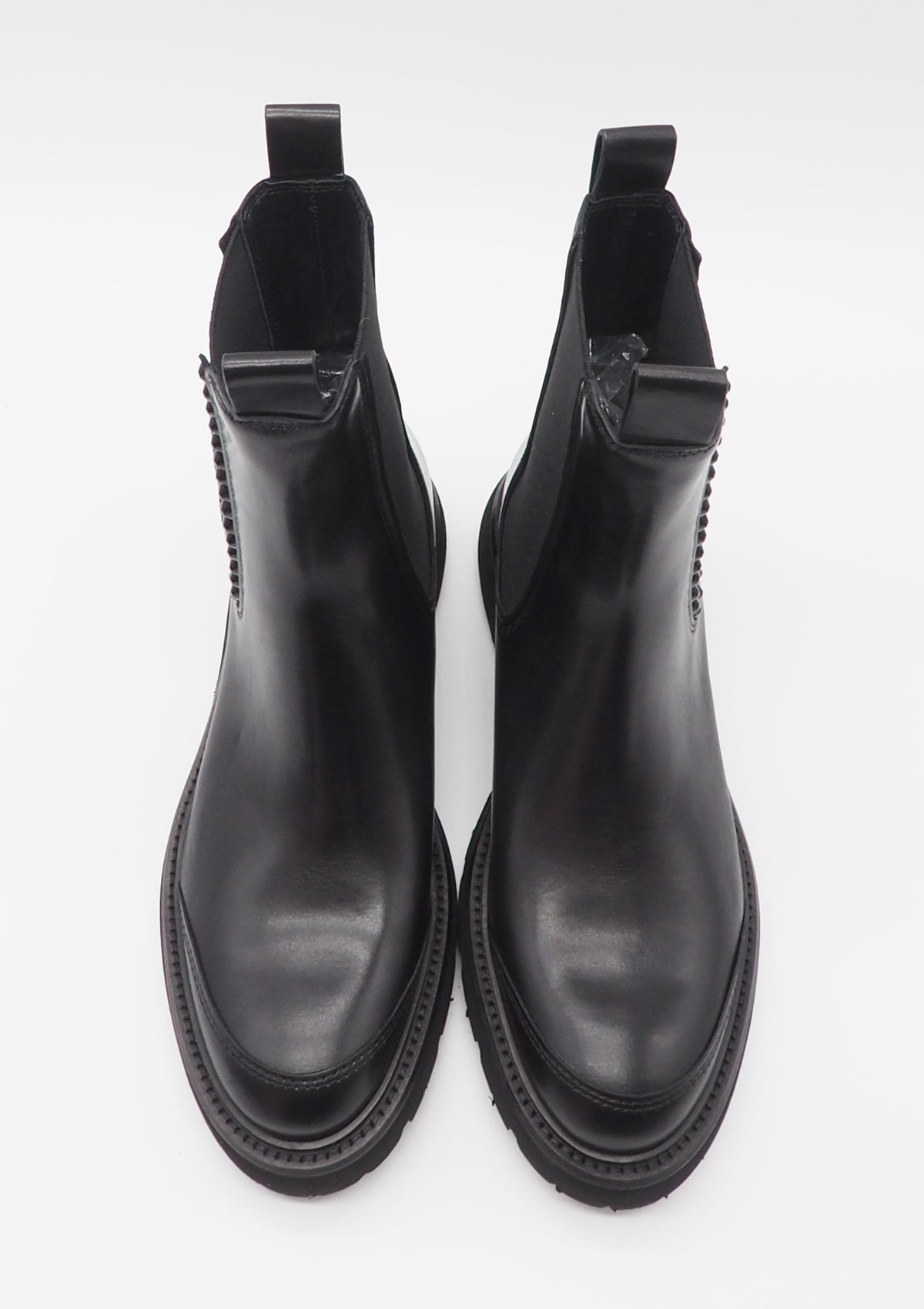 Damen Chelsea-Boot aus Glattleder in Schwarz mit Schmucksteinen - Absatz 4,5cm Damen Boots & Booties Kennel & Schmenger