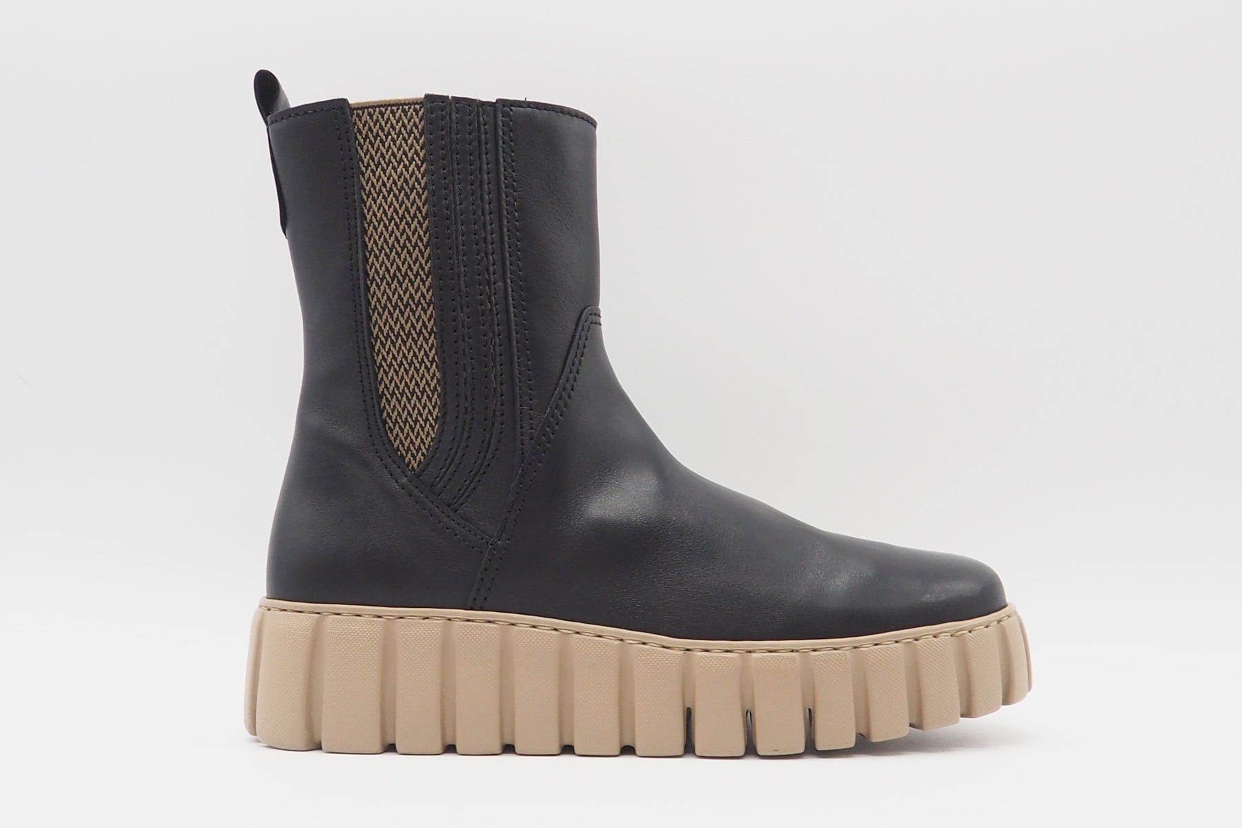 Damen Chelsea-Boot aus Leder in Schwarz - Absatz 5cm Damen Boots & Booties Gabor