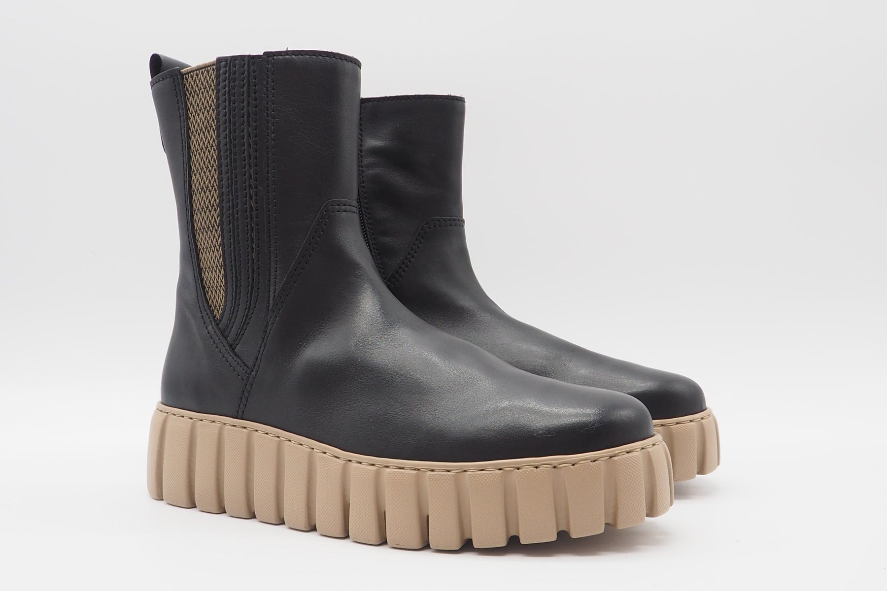 Damen Chelsea-Boot aus Leder in Schwarz - Absatz 5cm Damen Boots & Booties Gabor