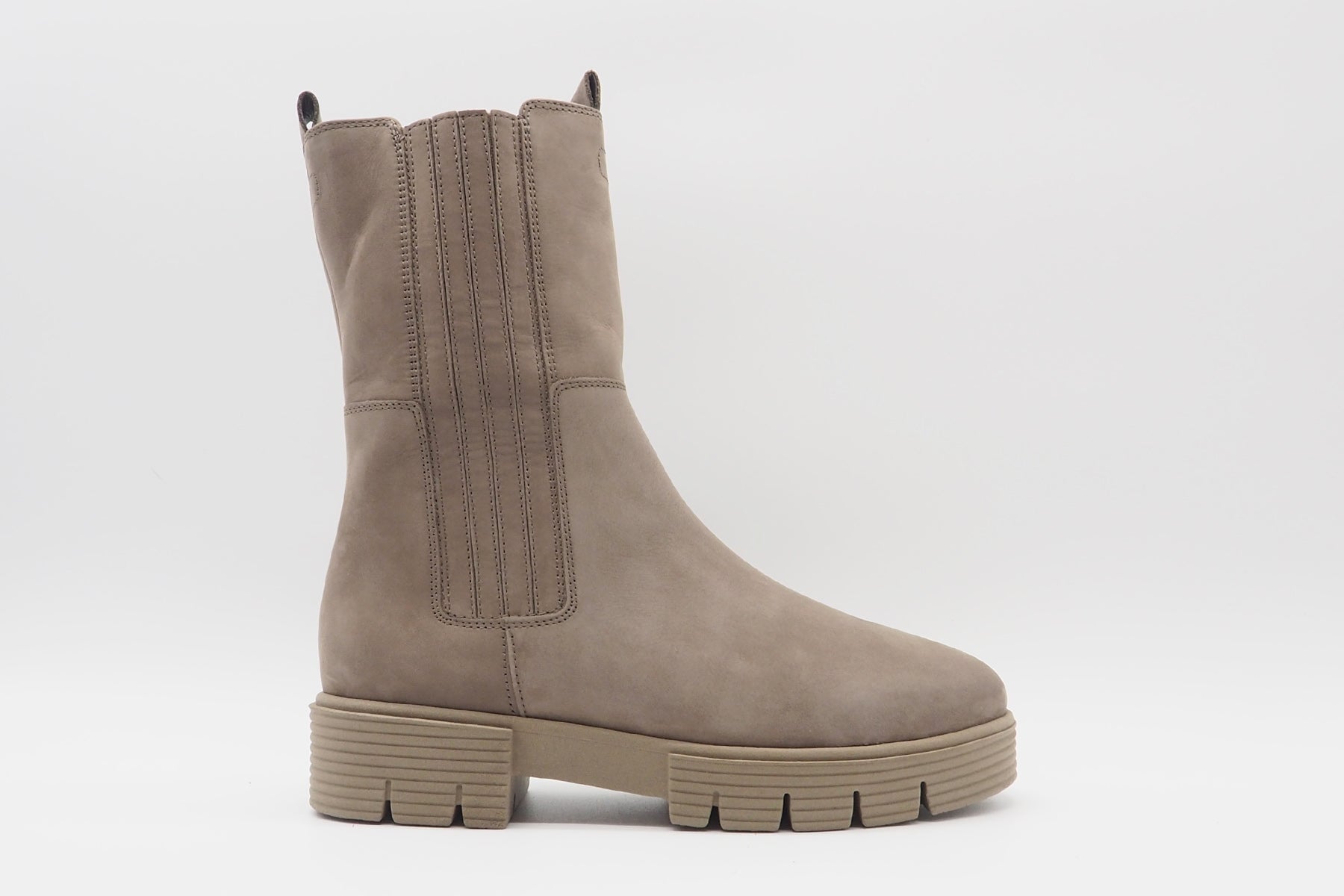 Damen Chelsea-Boot aus Nubukleder in Fango - Absatz 4cm Damen Boots & Booties Gabor