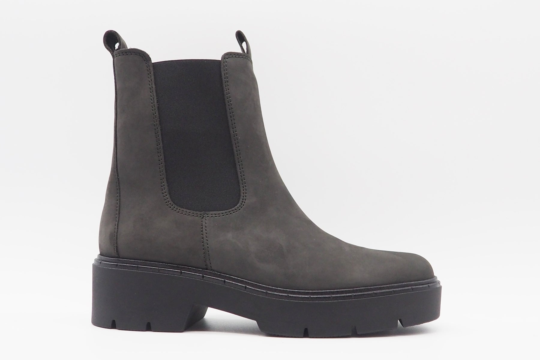 Damen Chelsea-Boot aus Nubukleder in Schwarz - Absatz 3,5cm Damen Boots & Booties Gabor