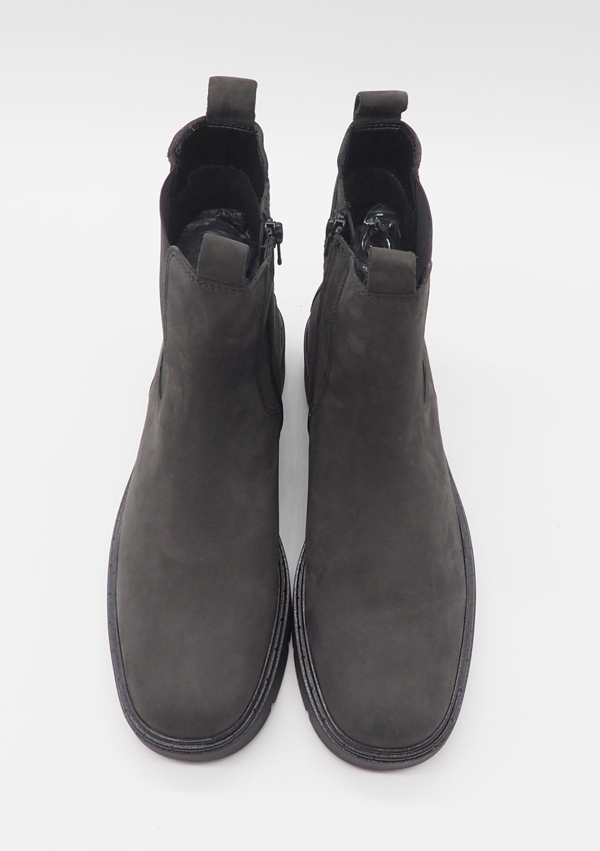 Damen Chelsea-Boot aus Nubukleder in Schwarz - Absatz 3,5cm Damen Boots & Booties Gabor