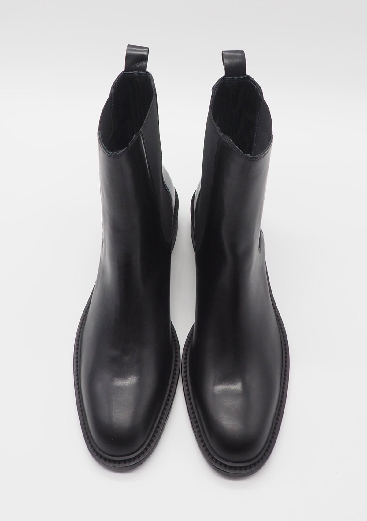 Damen Chelsea-Stiefelette aus Glattleder in Schwarz - Absatz 4,5cm Damen Stiefeletten Kennel & Schmenger