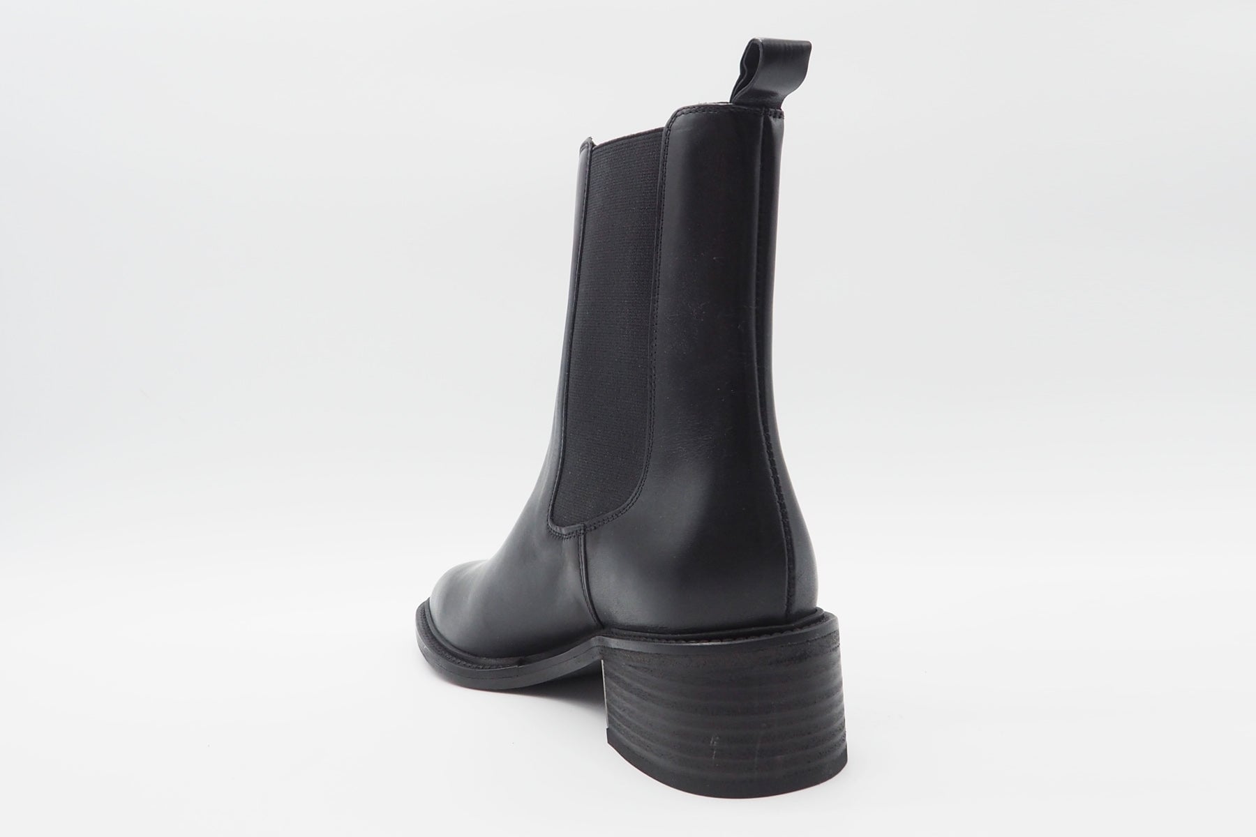 Damen Chelsea-Stiefelette aus Glattleder in Schwarz - Absatz 4,5cm Damen Stiefeletten Kennel & Schmenger