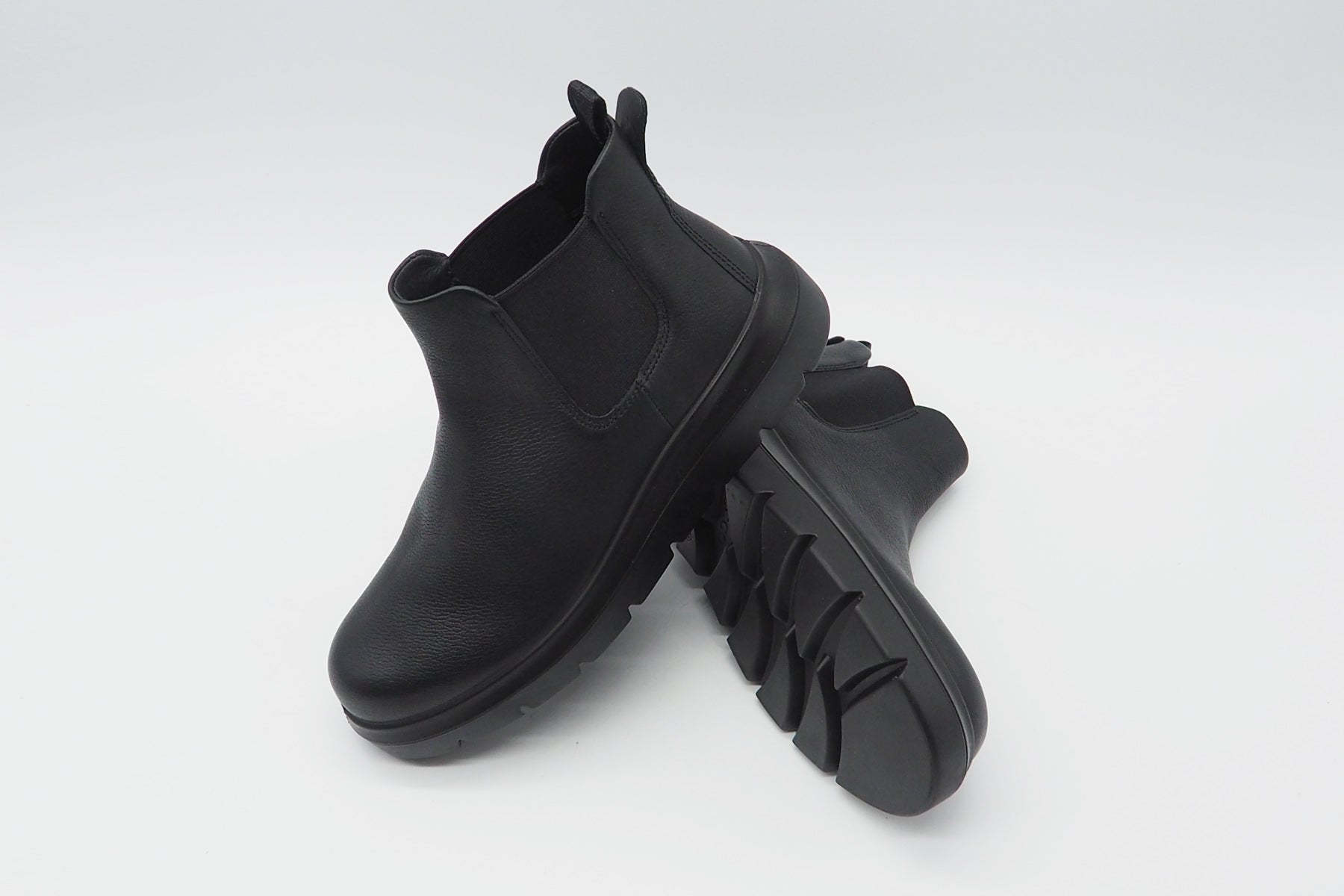 Damen Chelsea-Stiefelette aus Leder in Schwarz - Wasserabweisend HYDROMAX® Damen Stiefeletten Ecco