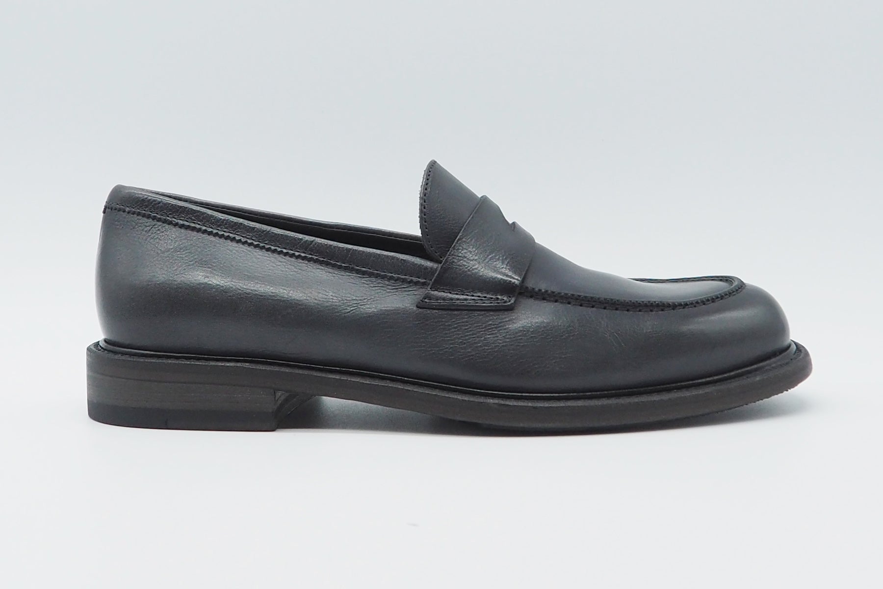 Damen Loafer aus Glattleder in Grau Damen Loafers & Schnürer Pantanetti