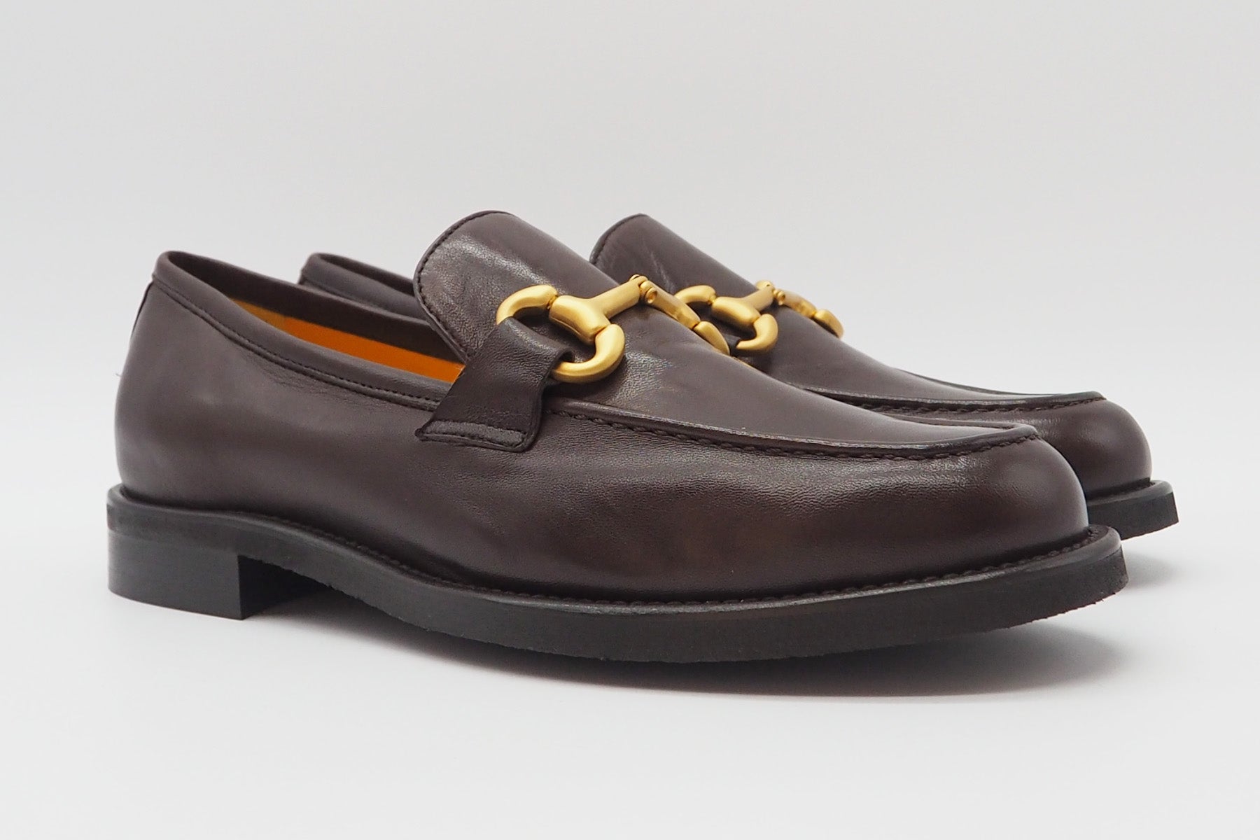 Damen Loafer aus Glattleder in Schokobraun Damen Loafers & Schnürer Mara Bini