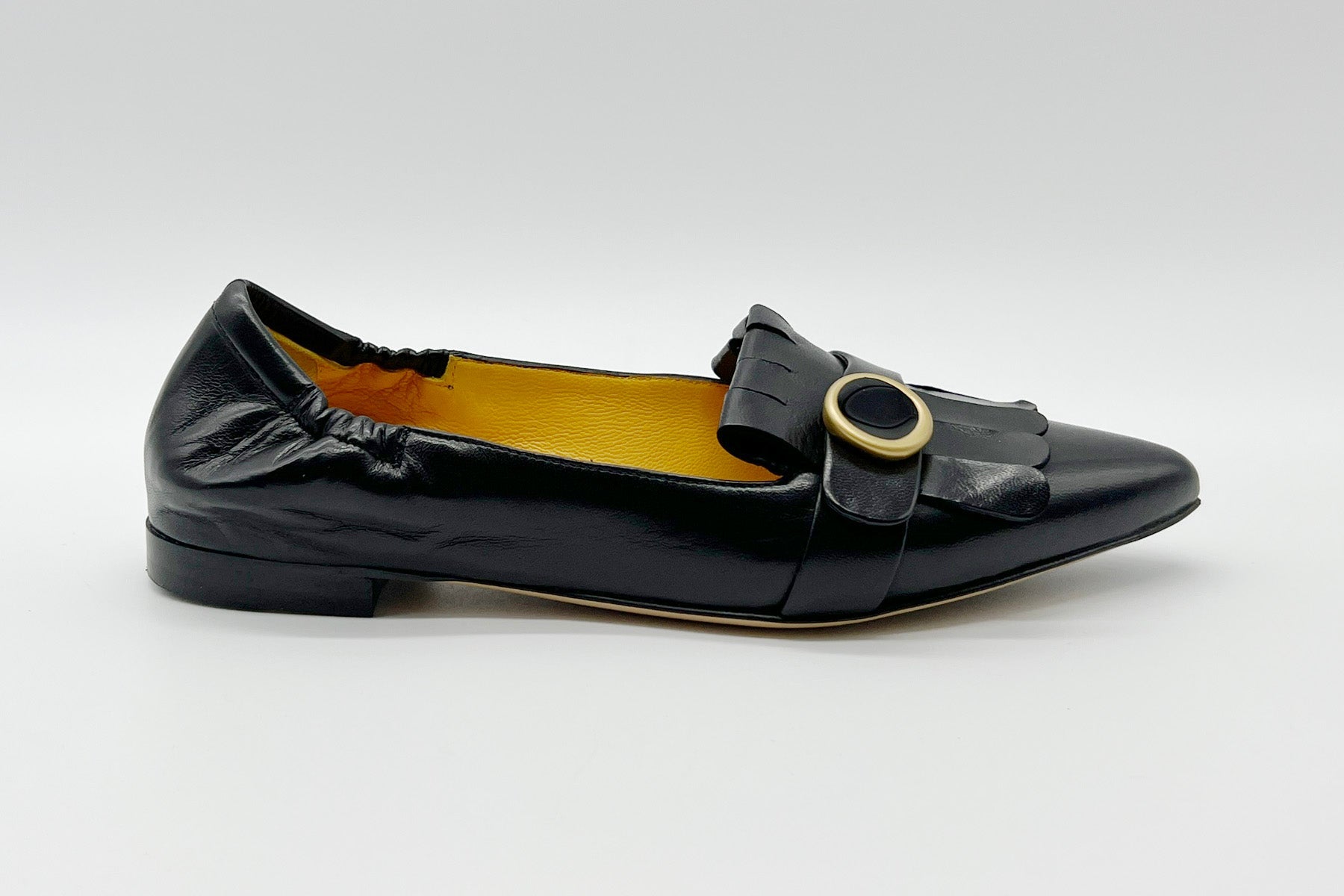 Damen Loafer aus Glattleder in Schwarz Damen Loafers & Schnürer Mara Bini