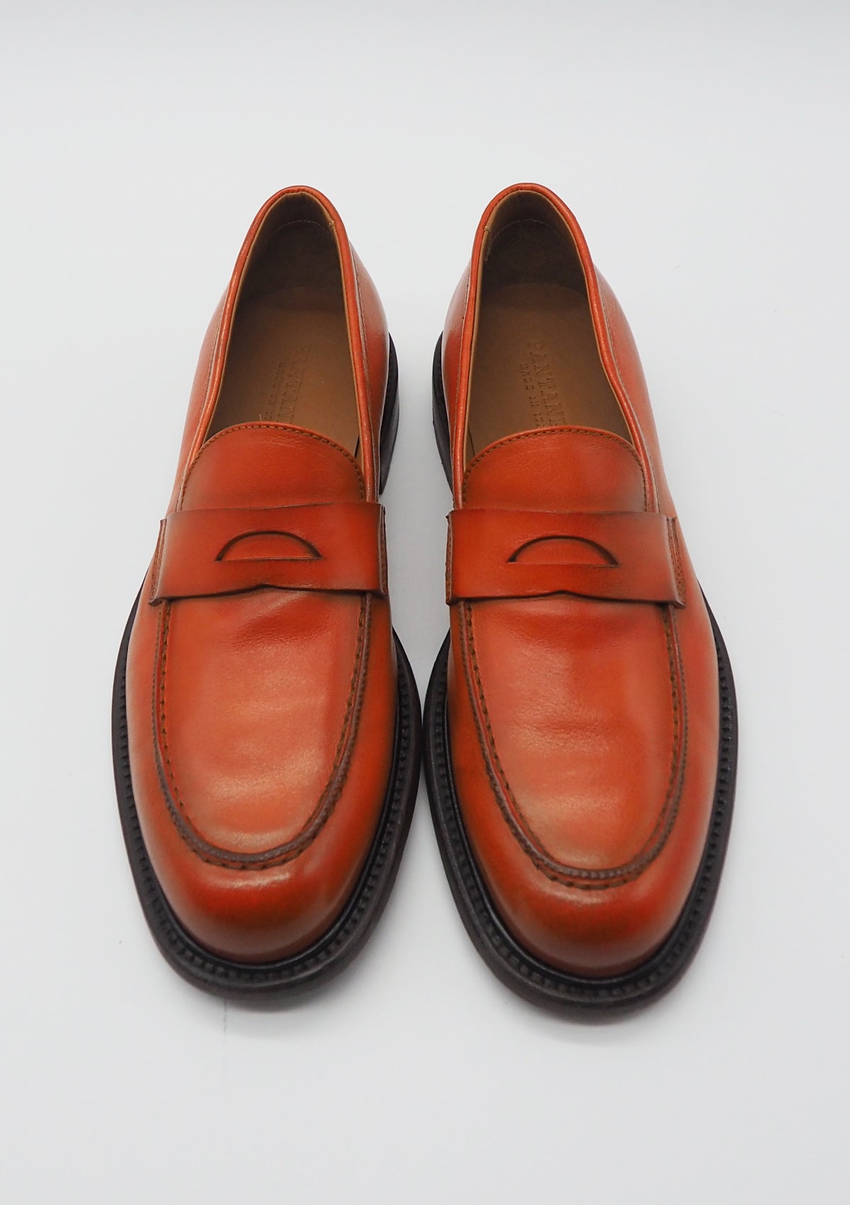 Damen Loafer aus Glattleder in Ziegel Damen Loafers & Schnürer Pantanetti