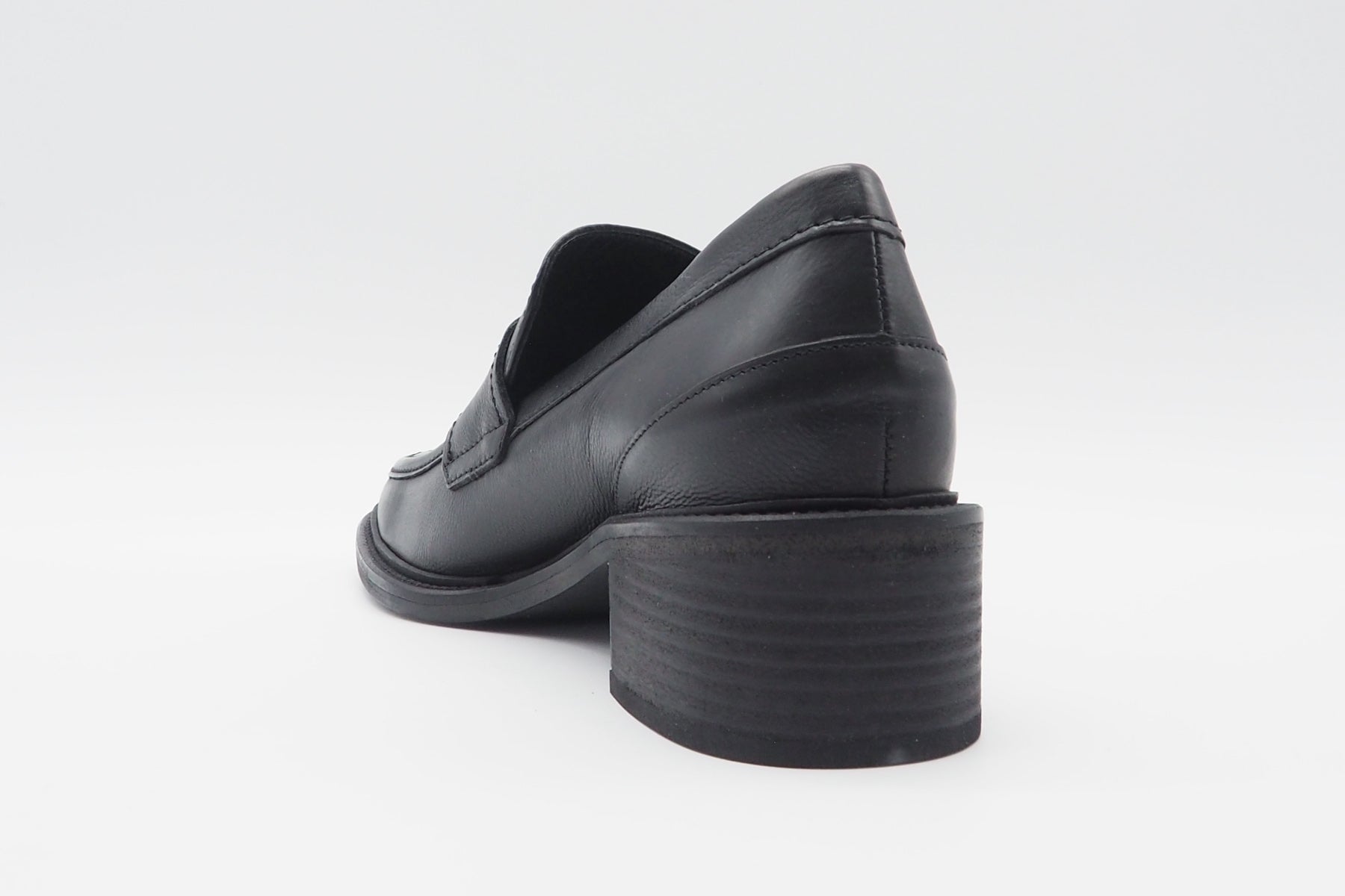 Damen Loafer aus Leder in Schwarz - Stick - Absatz 4,5cm Damen Loafers & Schnürer Kennel & Schmenger